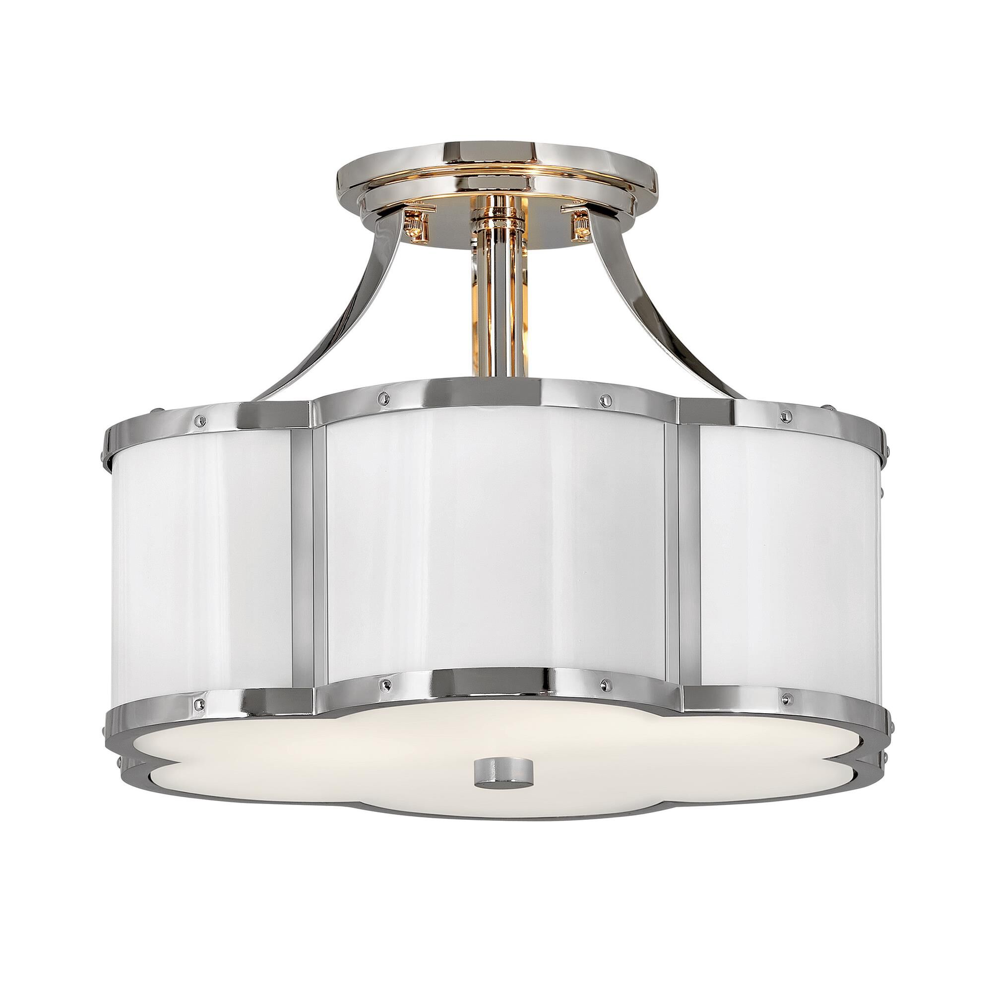 Chance 14 Inch 2 Light Semi Flush Mount,