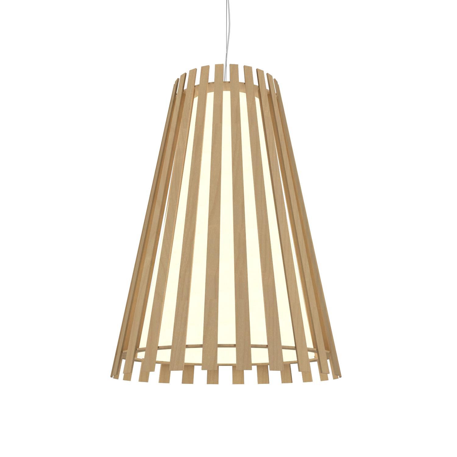 Slatted Mini Pendant by Accord Lighting