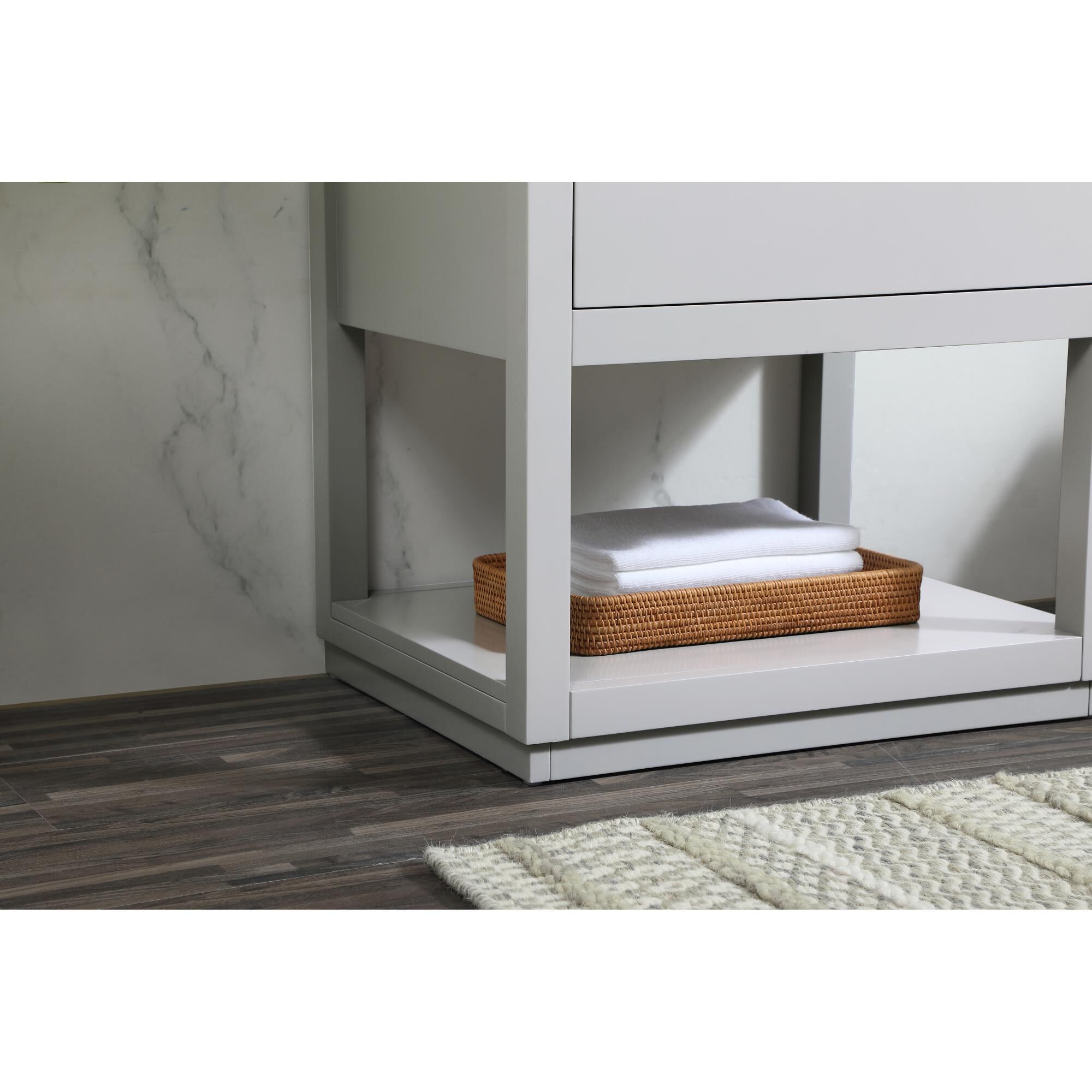 Shown in Grey finish