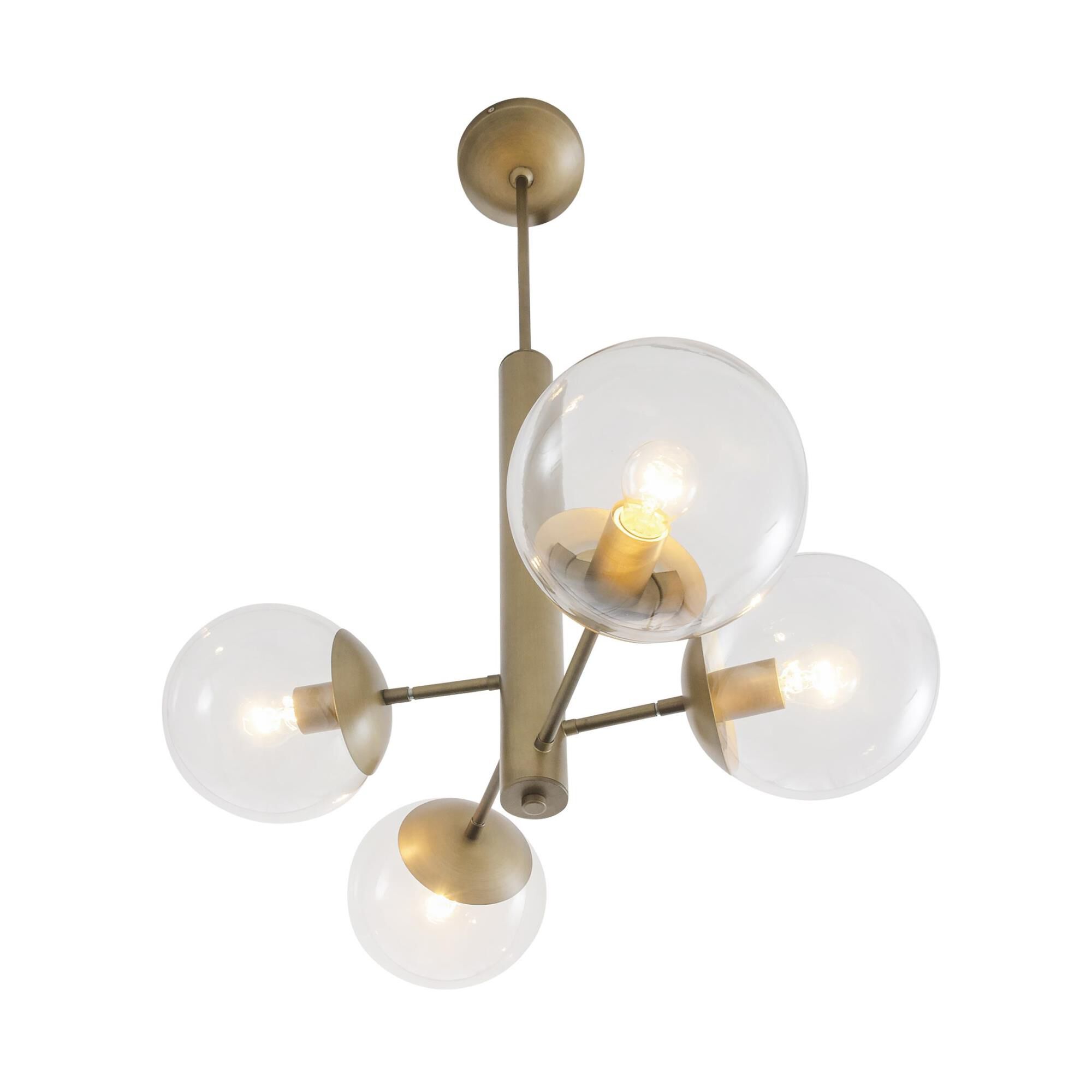 Mid-Century 28 Inch 4 Light Chandelier by Varaluz
