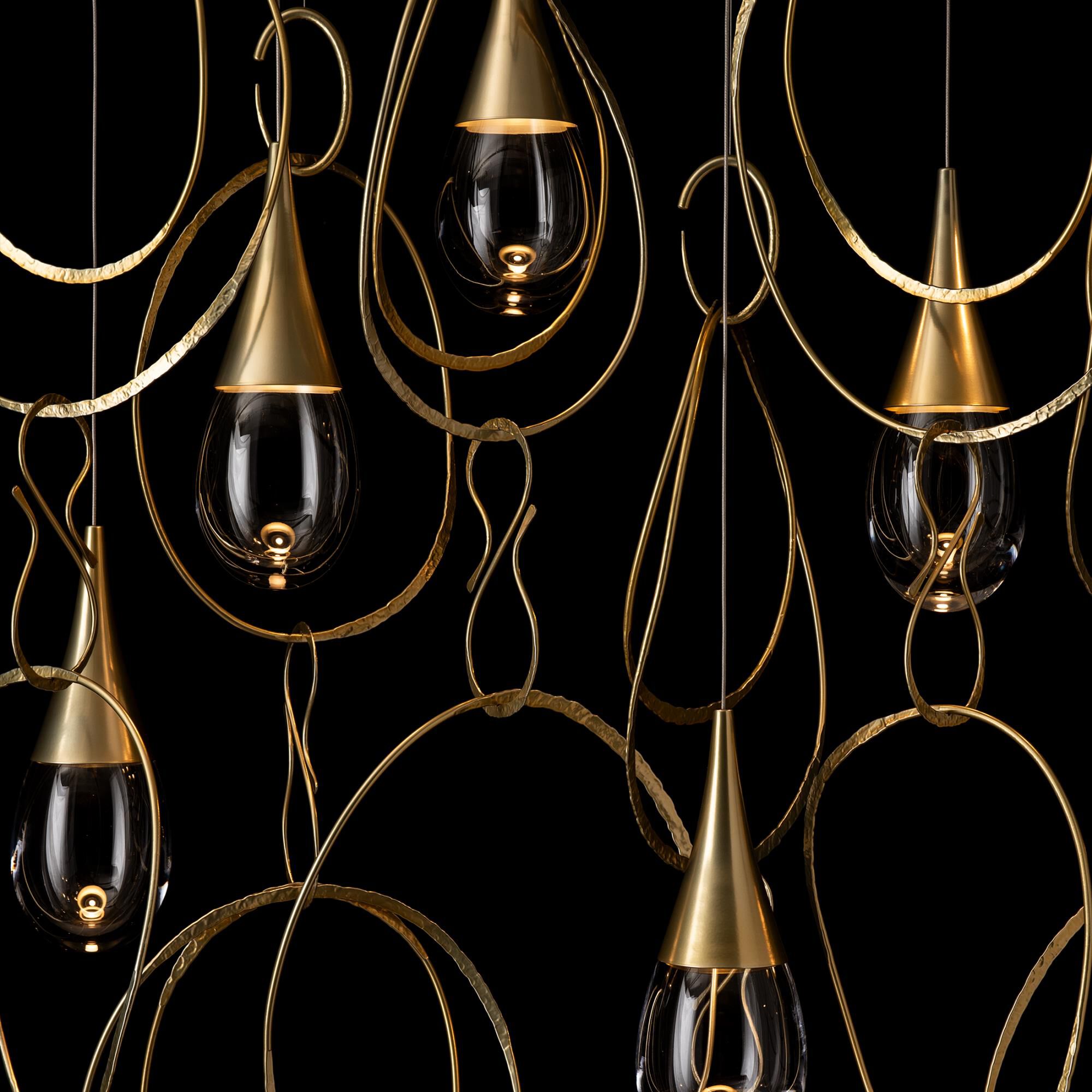 Lyric 52 Inch Multi Light Pendant by Hubbardton Forge