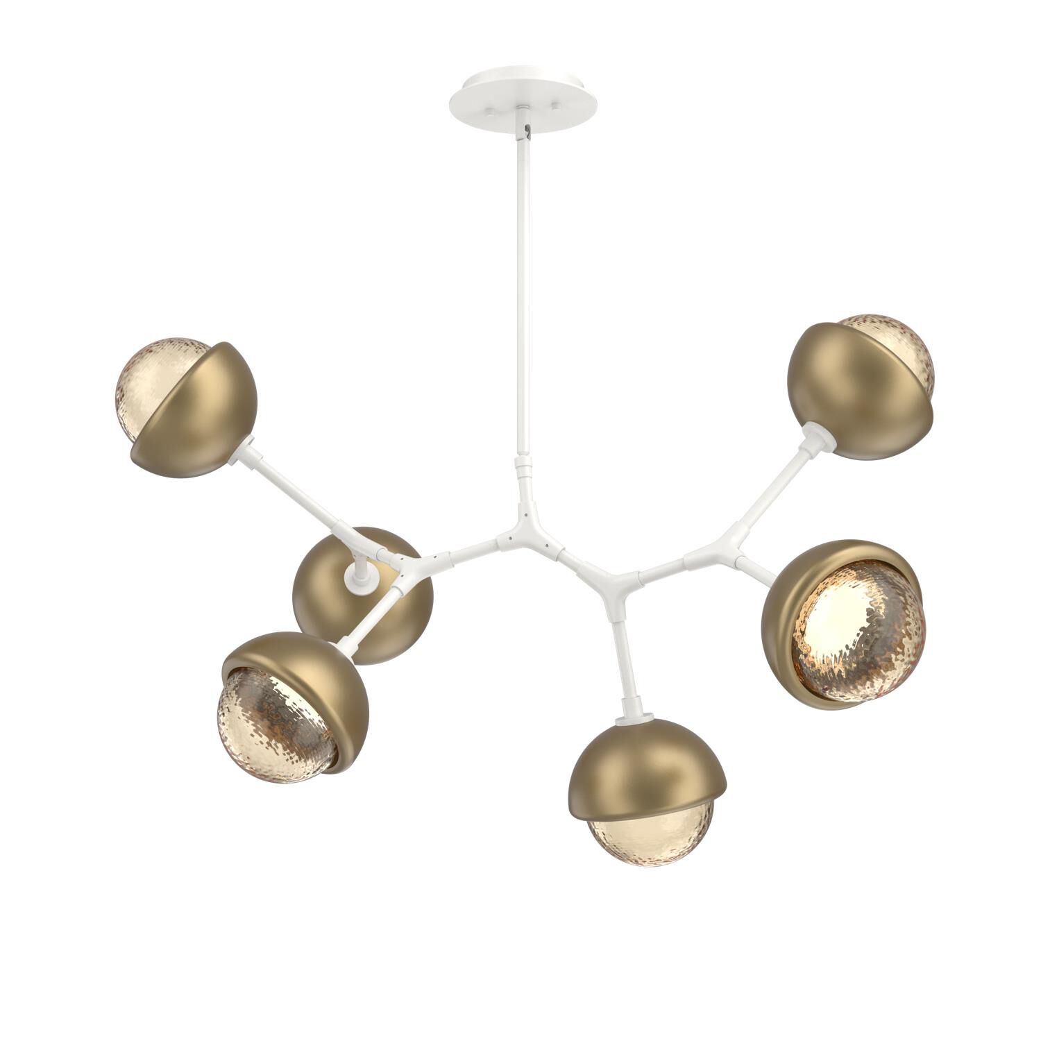Levi Wilson Cabochon 31 Inch Linear Suspension Light by Hammerton Studio