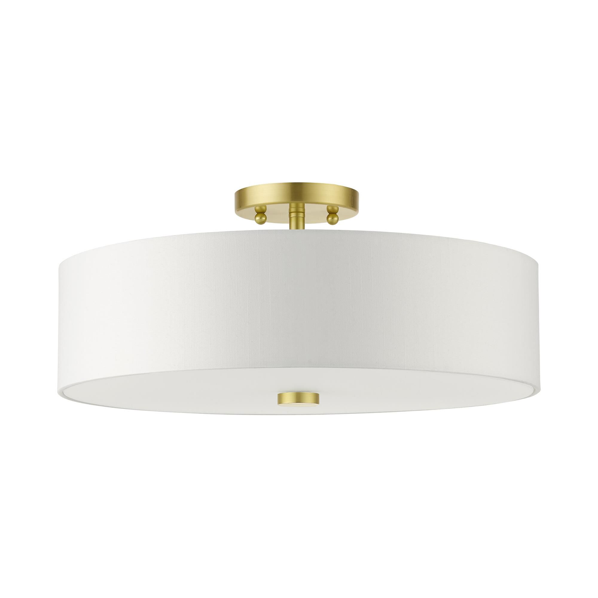 Meridian 4 Light Semi Flush Mount by Livex Lighting