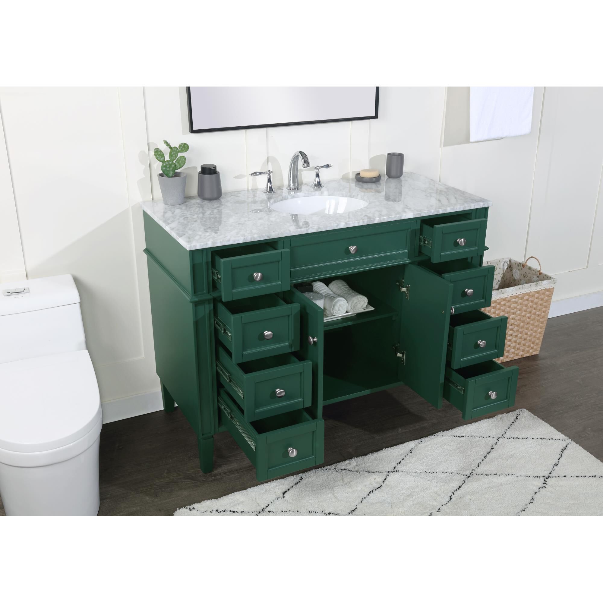 Shown in Green finish