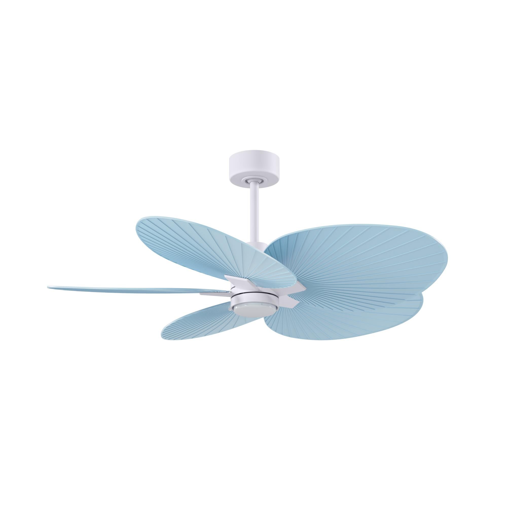 Alessandra Tropical Outdoor Rated 48 Inch Ceiling Fan with Light Kit by Matthews Fan Company
