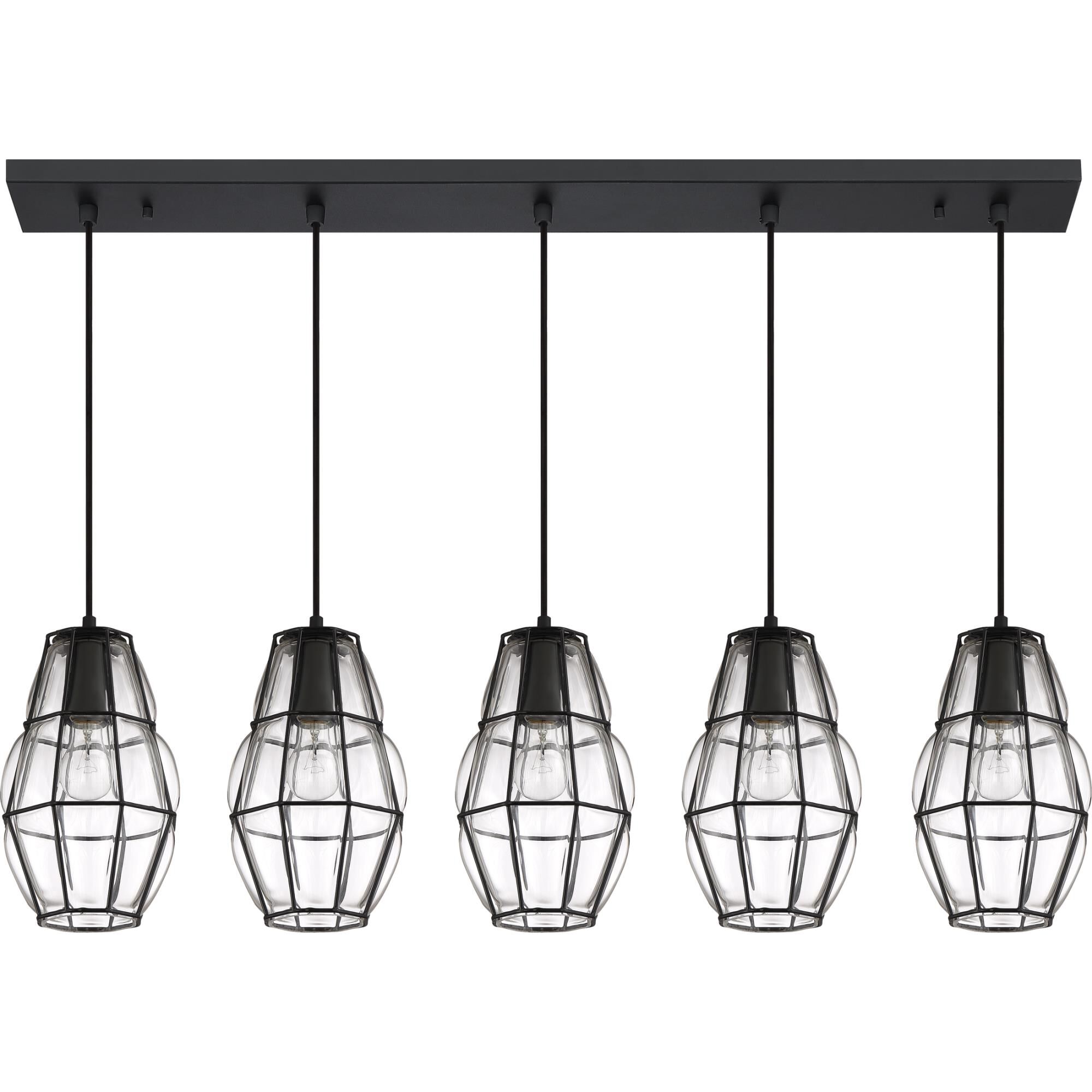 44 Inch 5 Light Linear Suspension Light by Quoizel