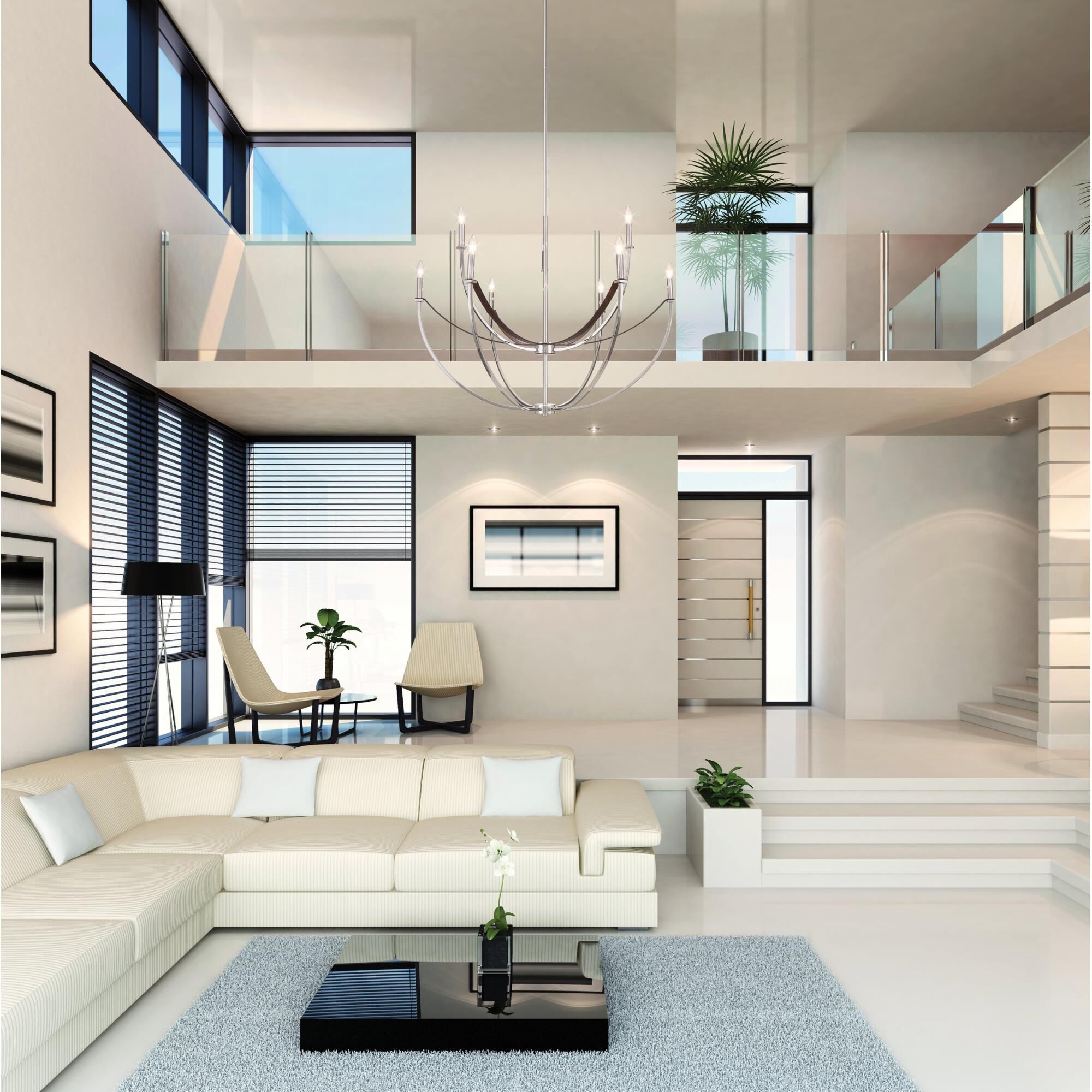 Sussex 40 Inch Chandelier by Eglo Lighting