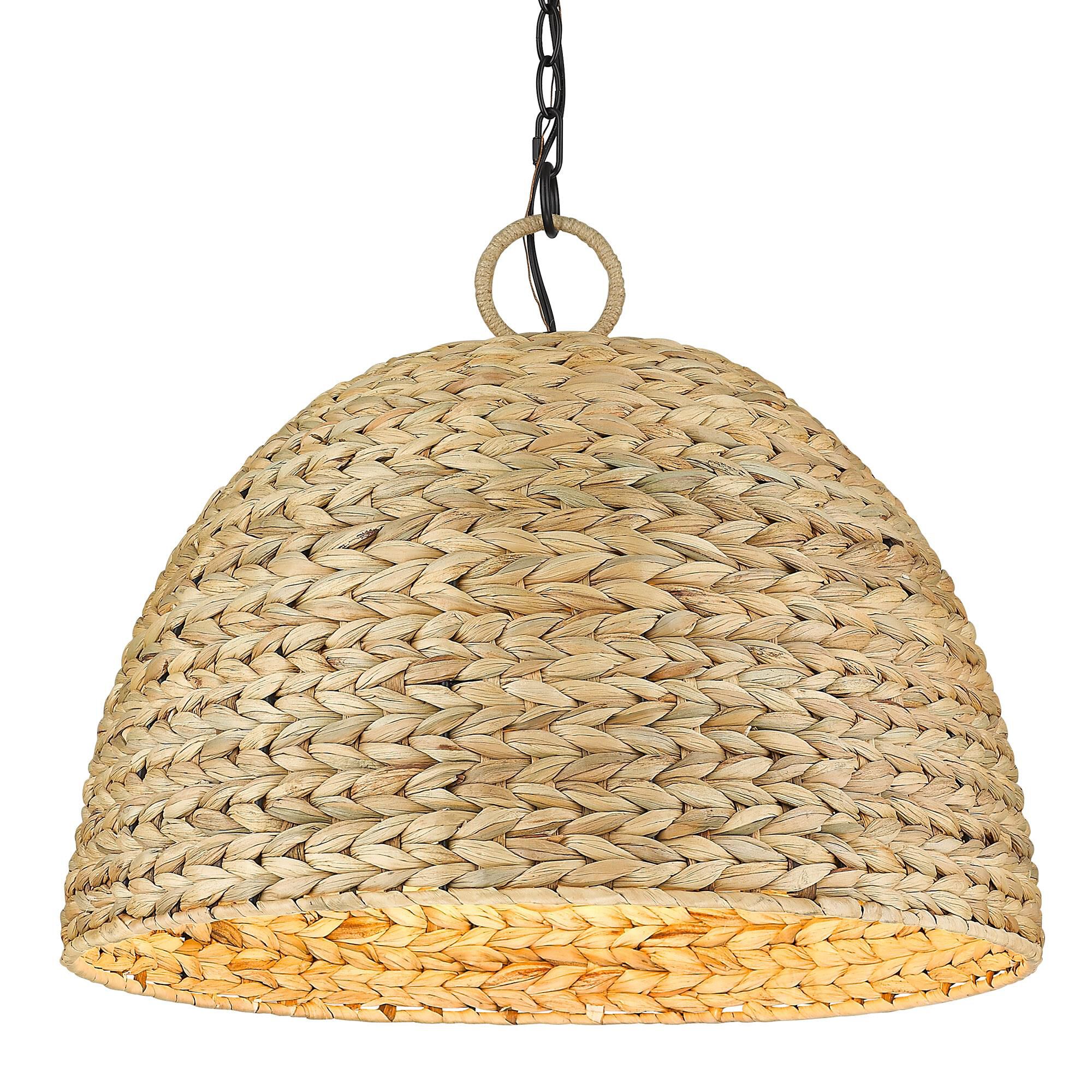 Rue 21 Inch Large Pendant by Golden Lighting