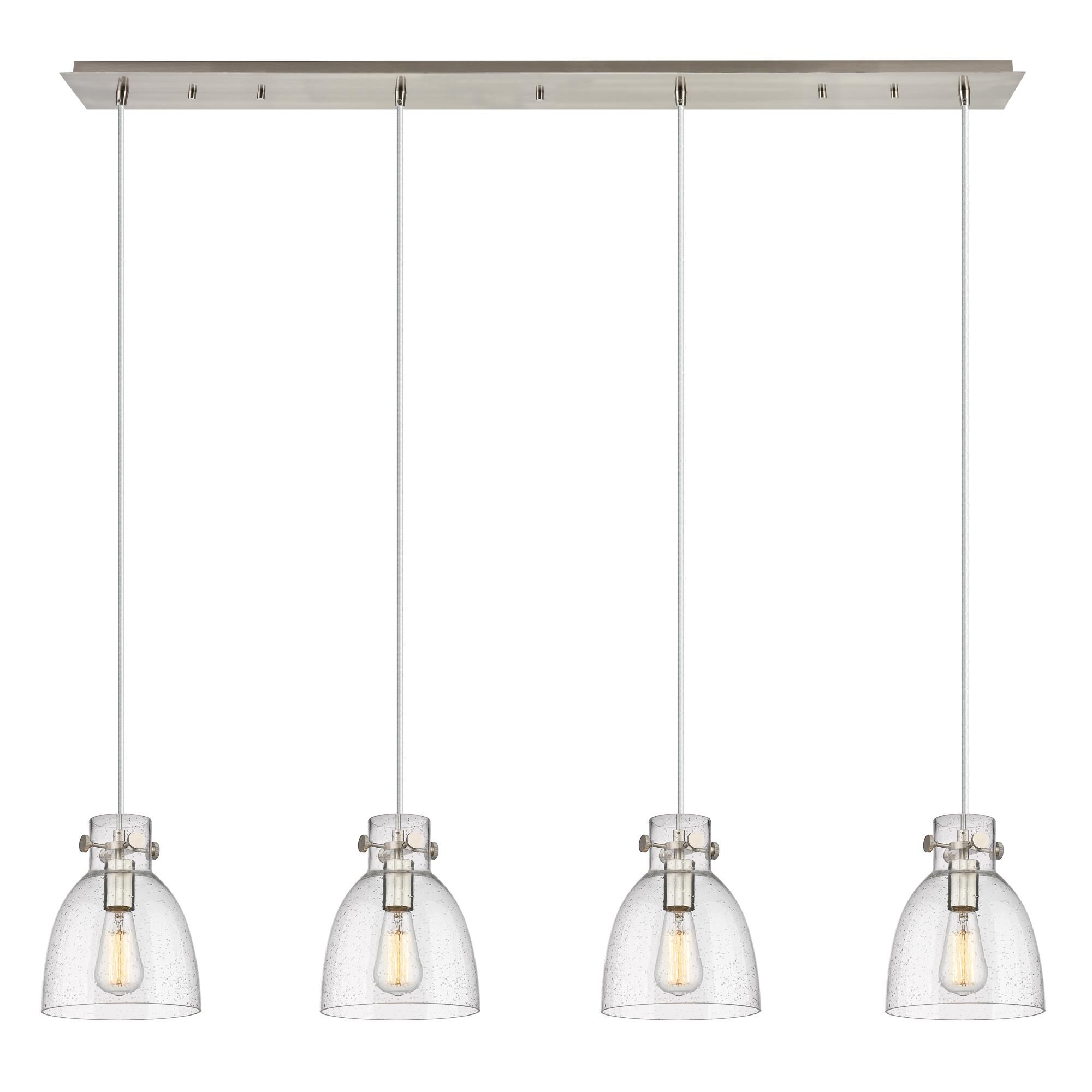 Bruno Marashlian Newton Bell 51 Inch 4 Light Linear Suspension Light by Innovations Lighting