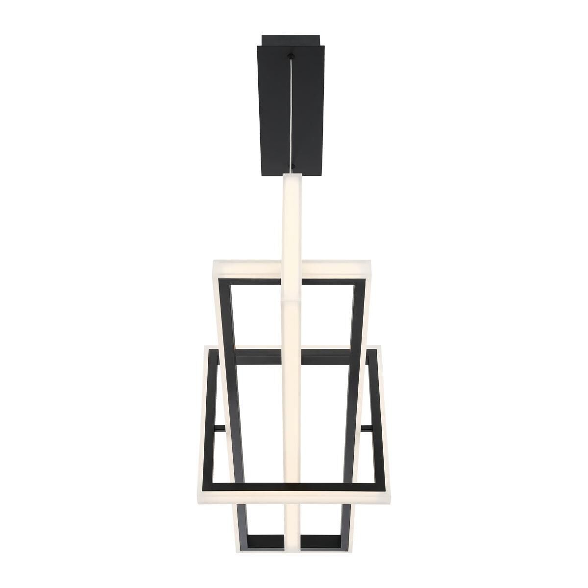 Shown in Matte Black finish and Steel and Acrylic shade