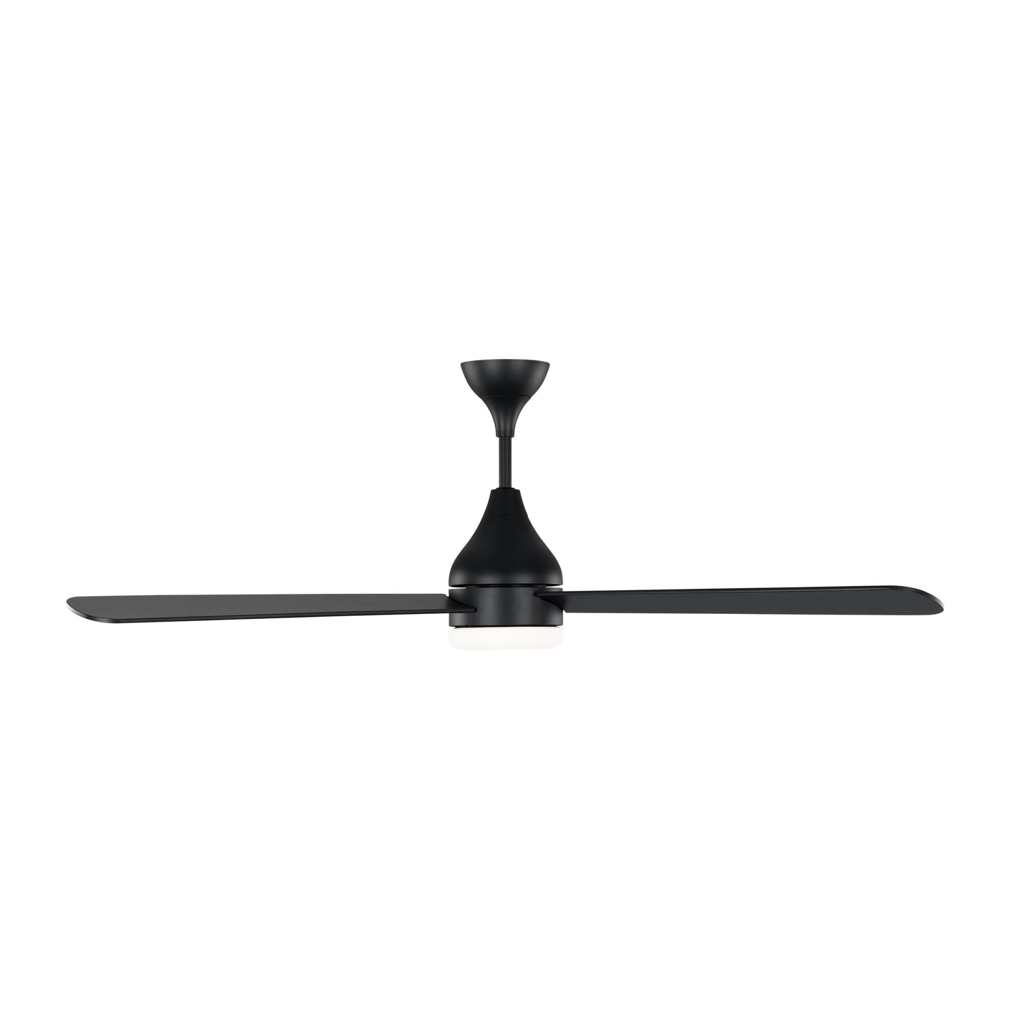 Barbara Barry Streaming Smart 60 Inch Ceiling Fan with Light Kit by Visual Comfort Fan Collection