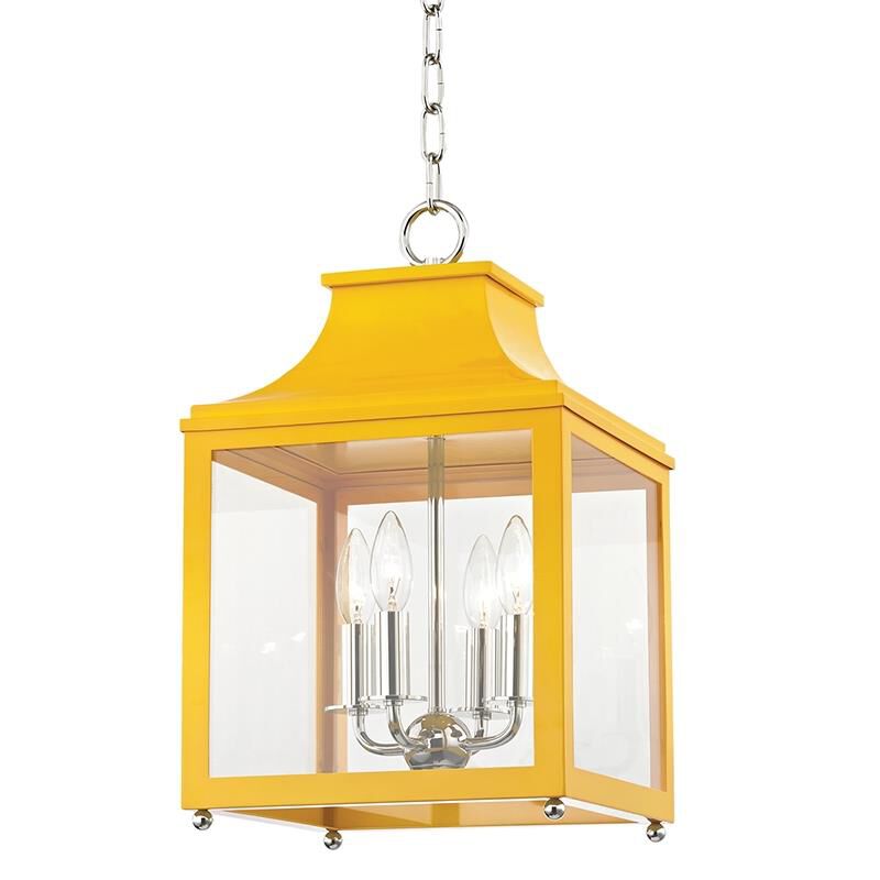 Shown in Polished Nickel-Marigold finish and Clear glass 