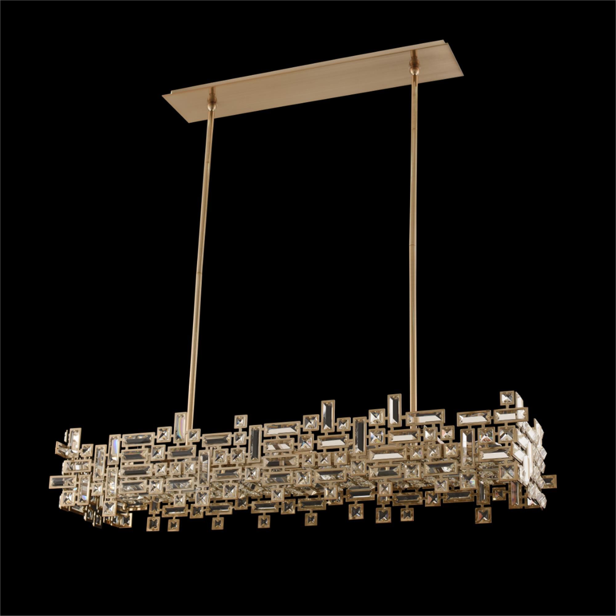 Vermeer Medium Linear Chandelier,