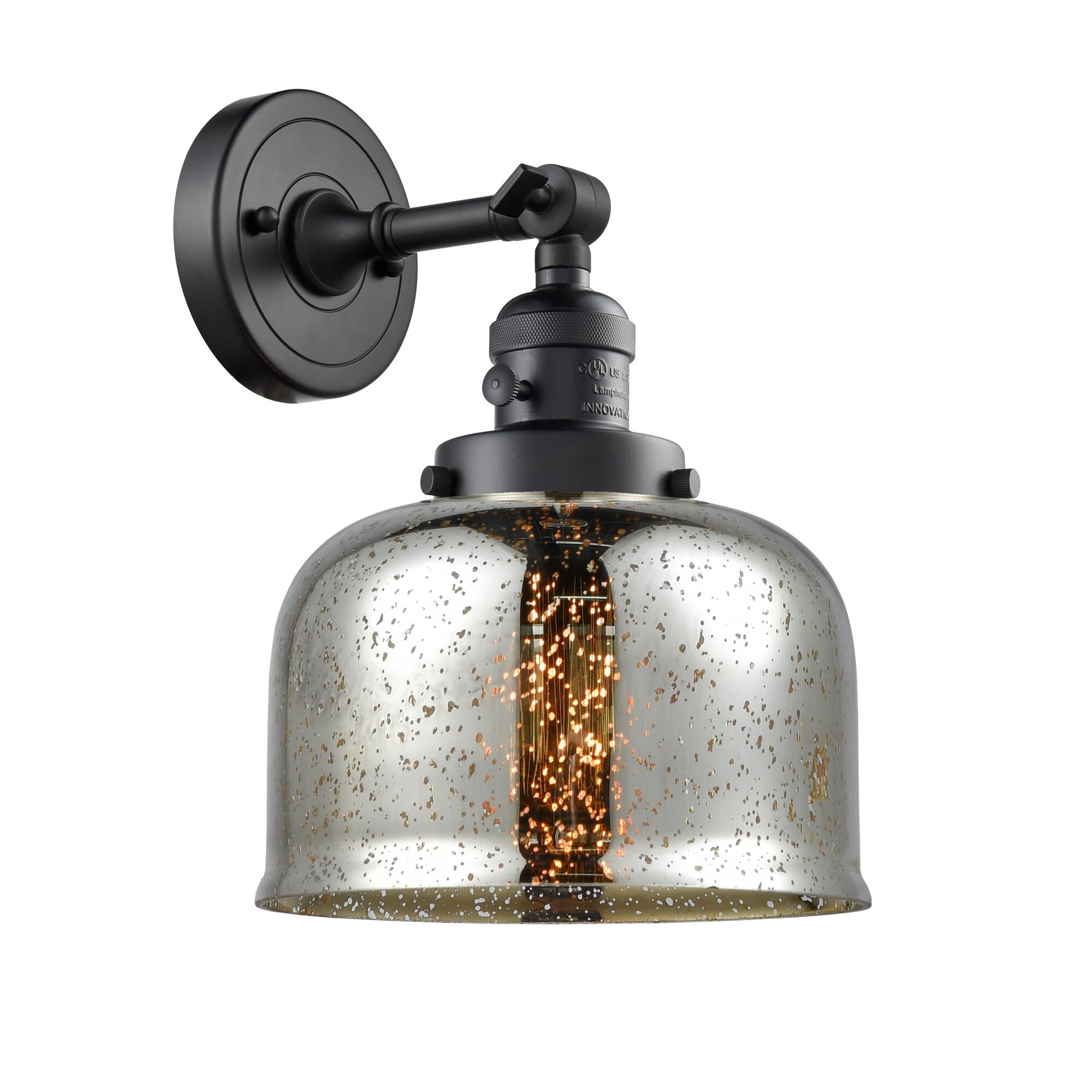 Bruno Marashlian Large Bell 12 Inch Wall Sconce,