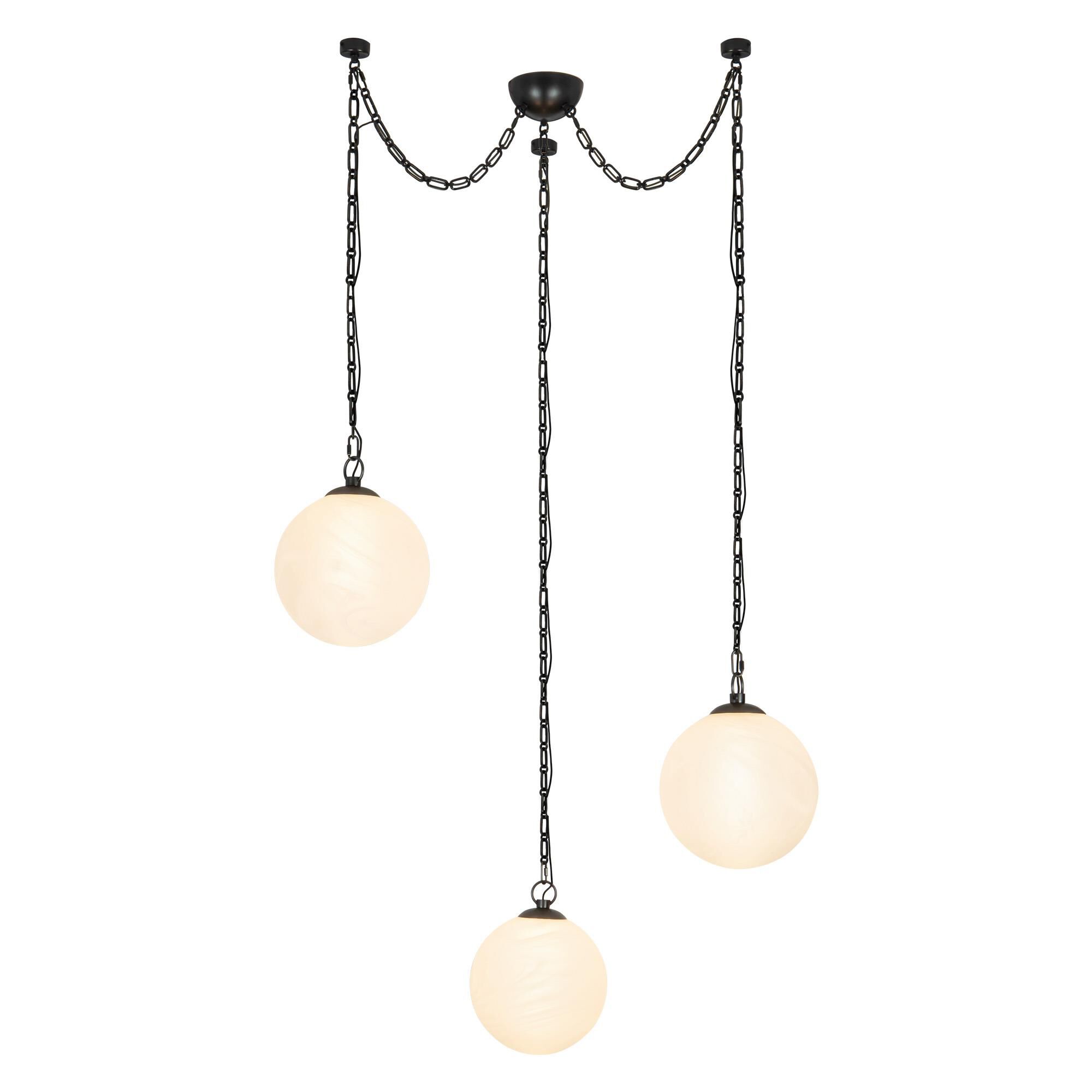 Shown in Urban Bronze finish and Cloud glass