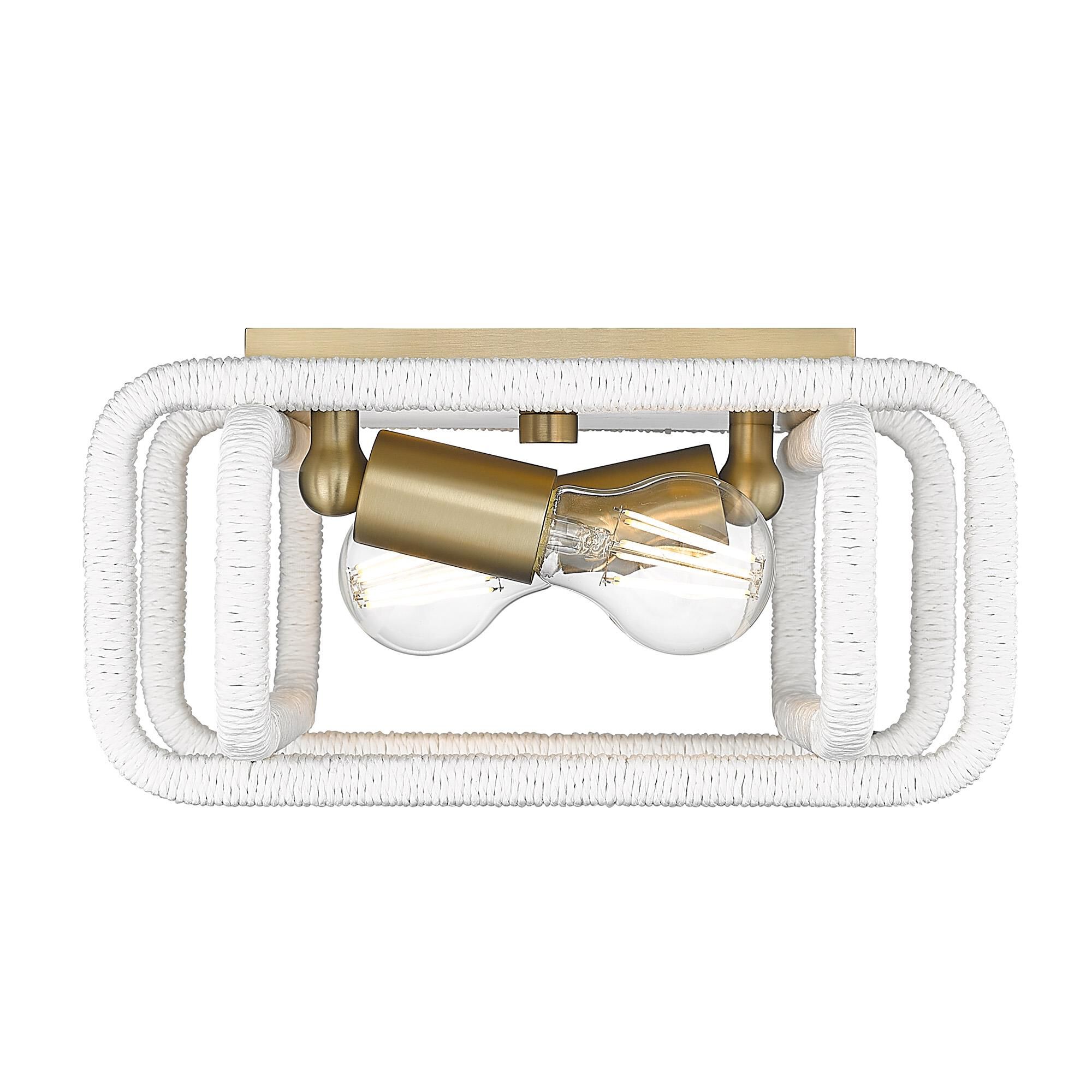 Camden 12 Inch Flush Mount by Golden Lighting