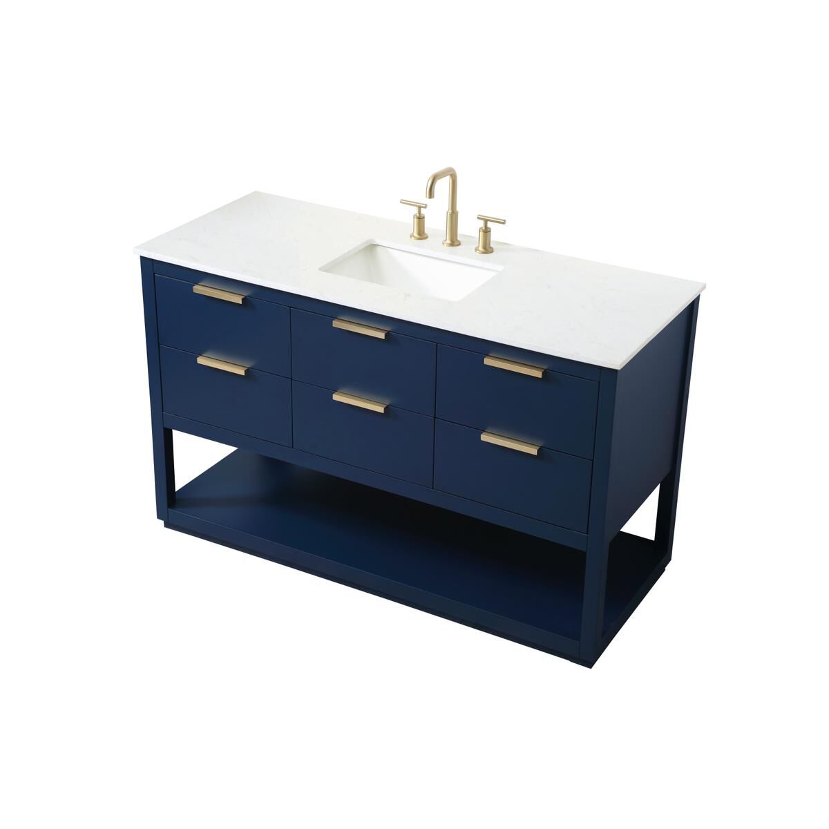 Larkin 54 Inch Bath Vanity by Elegant Decor