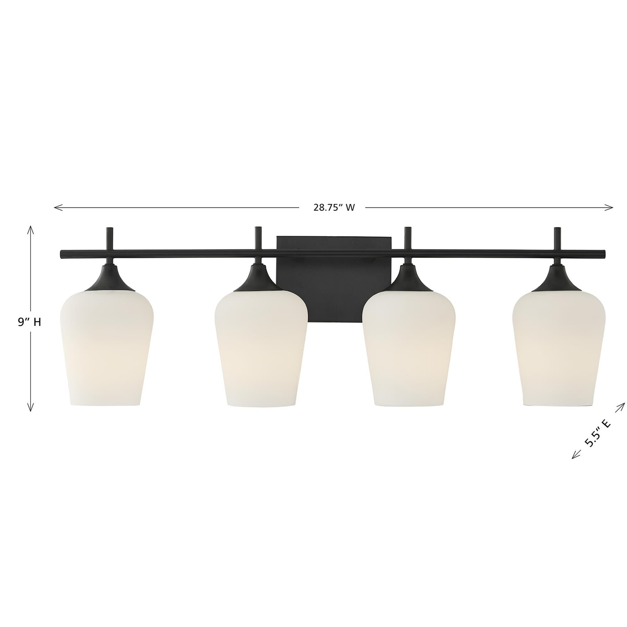 Octave 29 Inch 4 Light Bath Vanity Light,