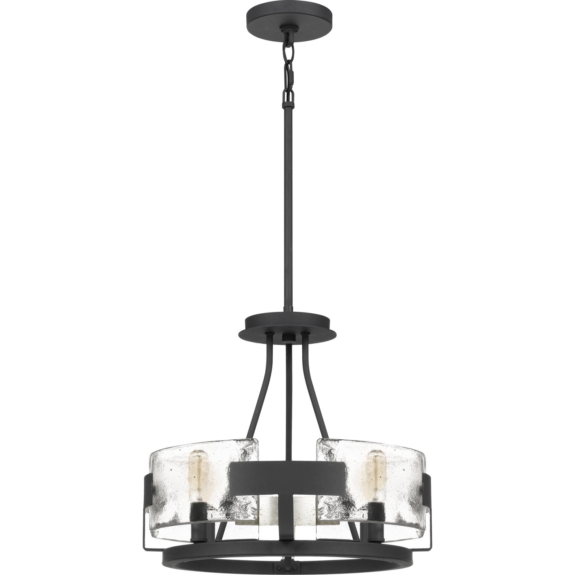 Stratum 16 Inch 4 Light Semi Flush Mount by Quoizel