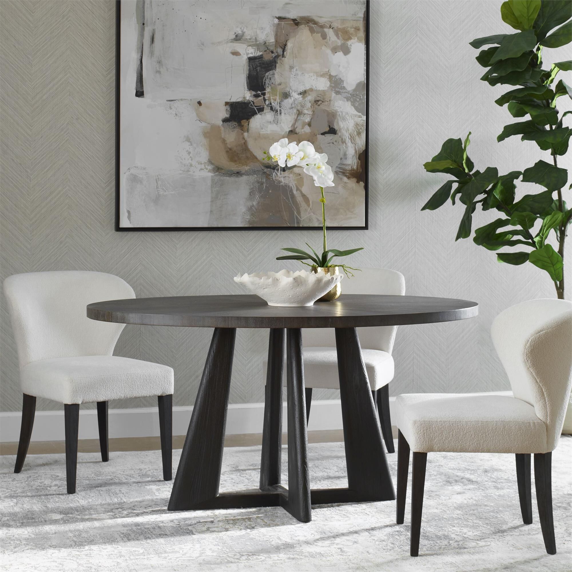 Matthew Williams Pulsar 60 Inch Dining Table by Uttermost