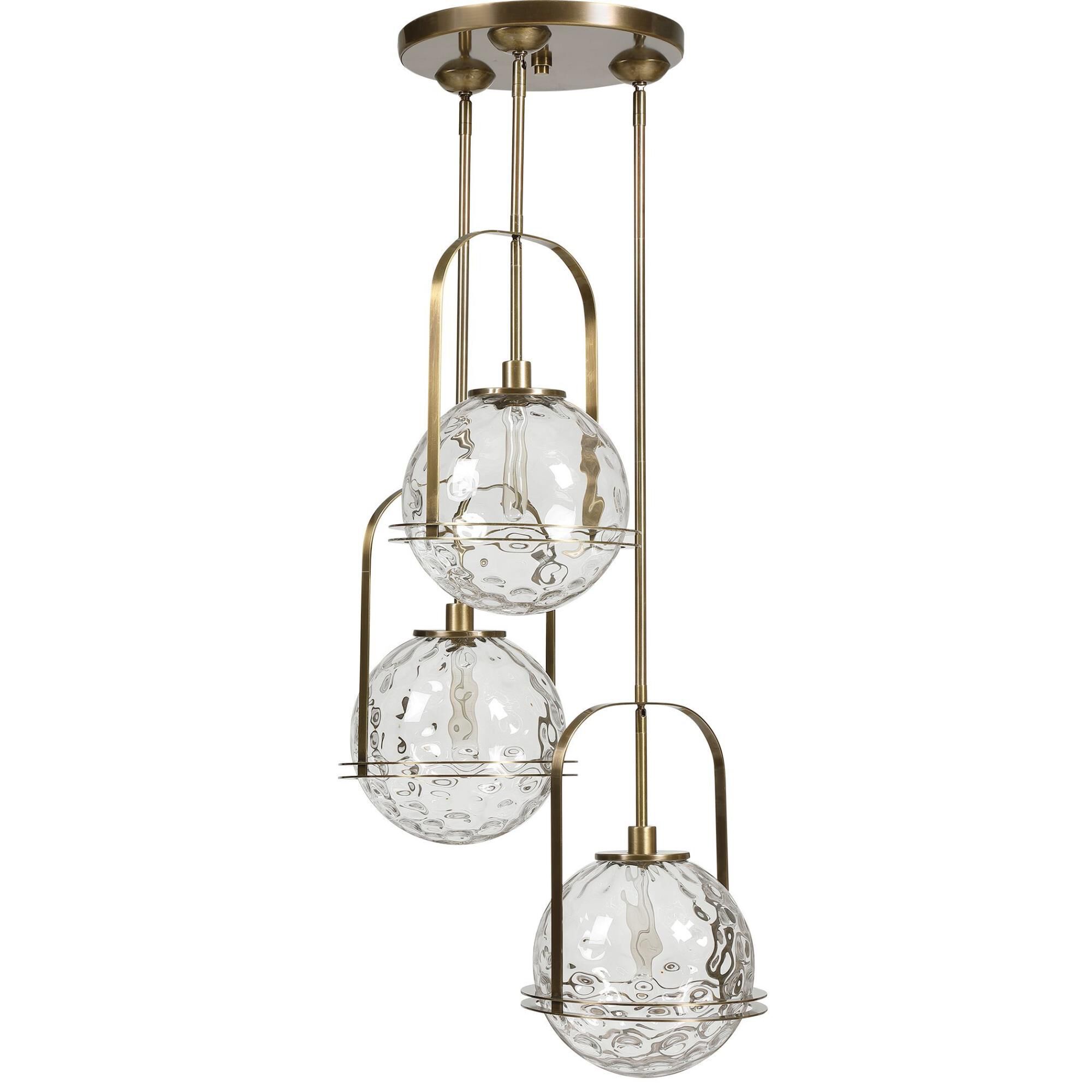 Kalizma Home Mimas 24 Inch 3 Light Multi Light Pendant by Uttermost