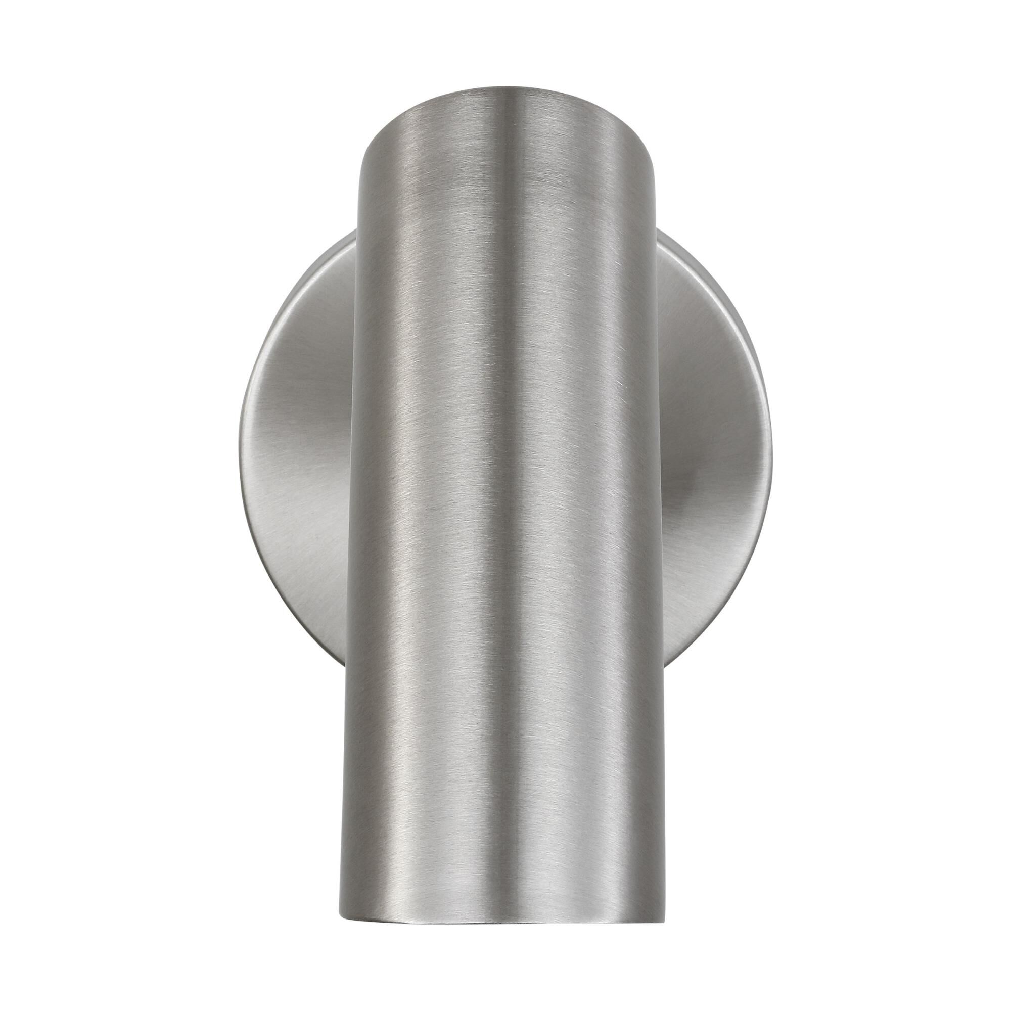 Shown in Brushed Nickel finish and Brushed Nickel shade