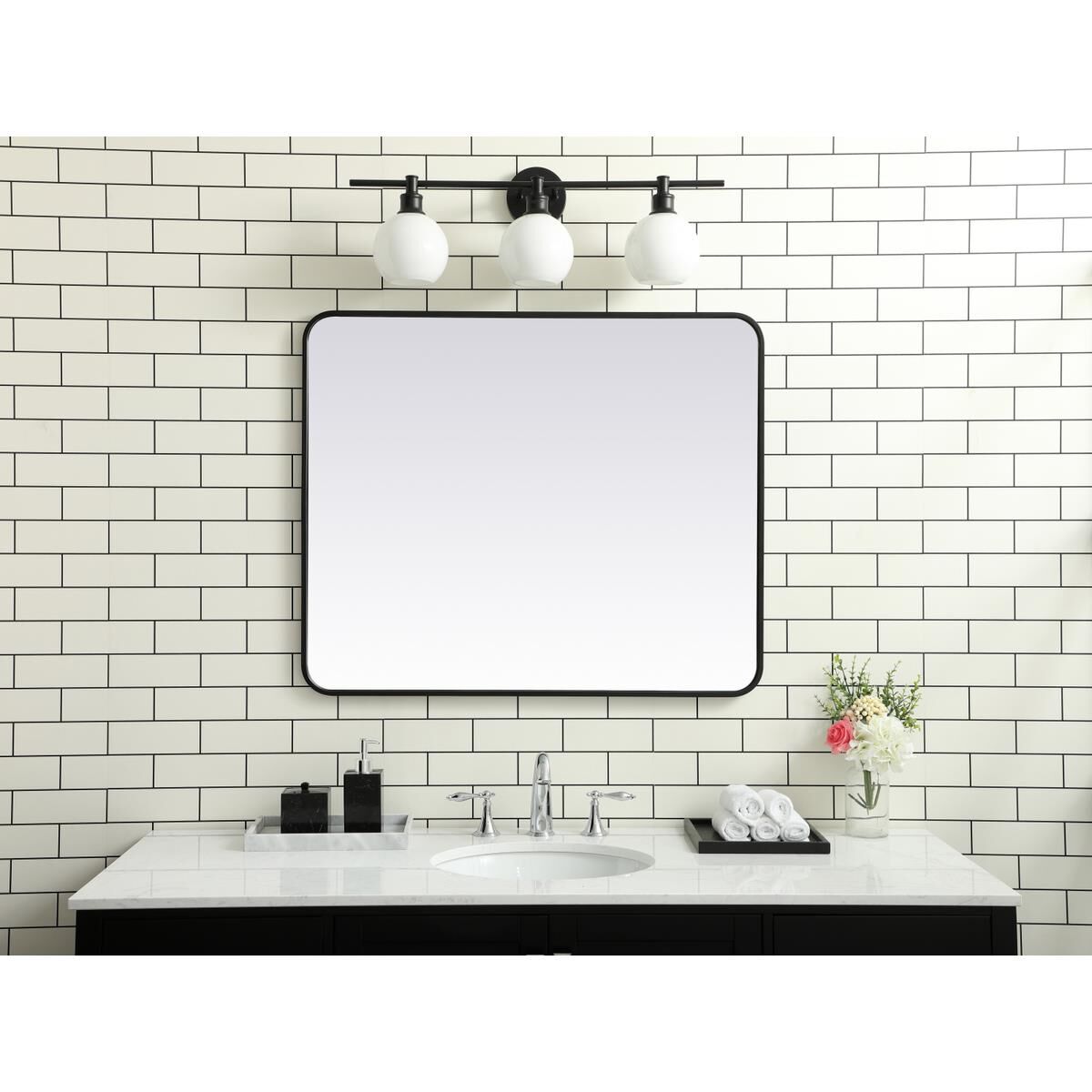 Shown in Black finish