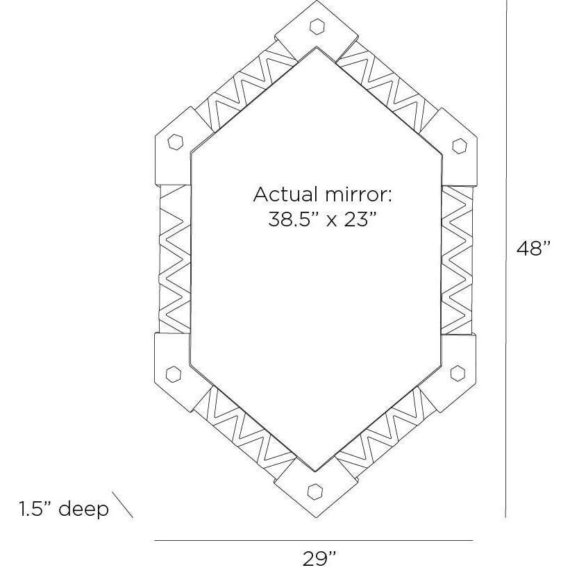 Holt 48 Inch Decorative Mirror by Arteriors Home