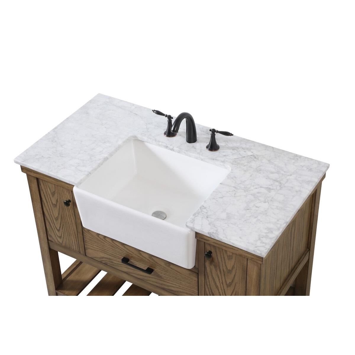 Shown in Green finish and Without Backsplash accent