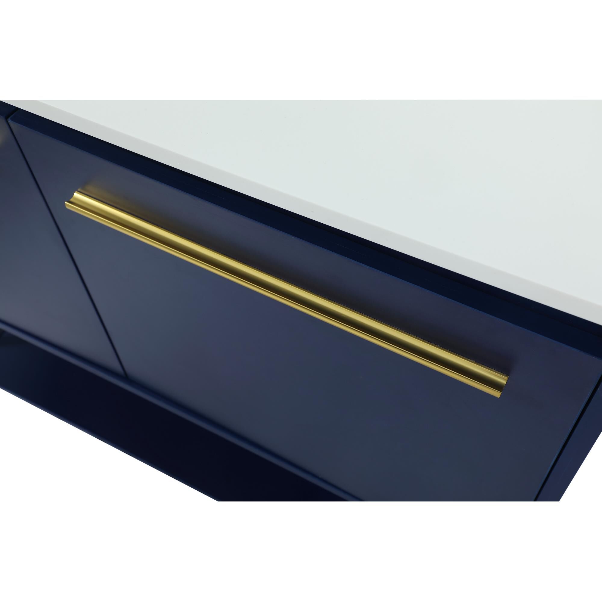 Shown in Blue finish