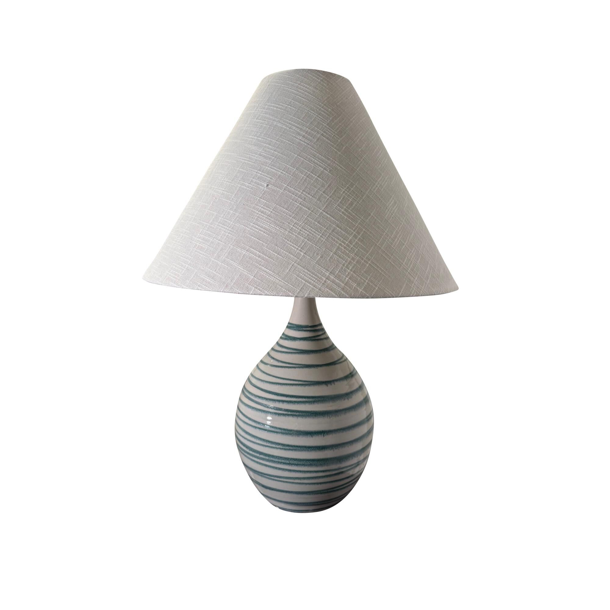 Shown in Emerald Wave finish and Cream Linen Hardback shade