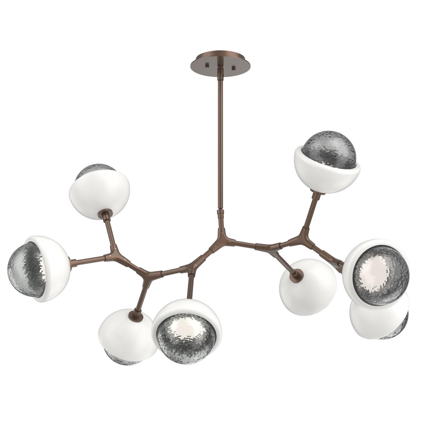 Levi Wilson Cabochon 38 Inch Linear Suspension Light by Hammerton Studio
