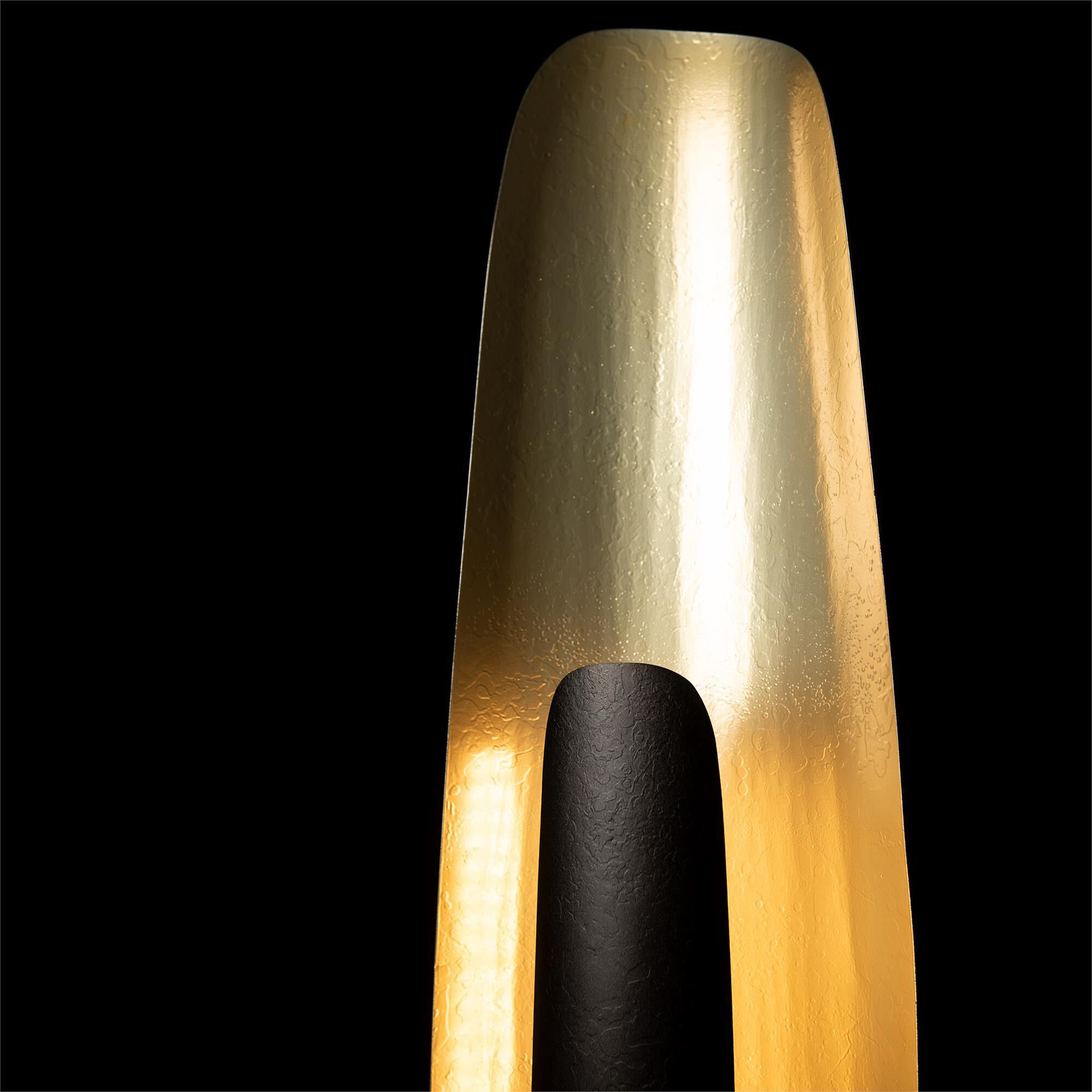 Shown in Oil Rubbed Bronze finish and Modern Brass accent