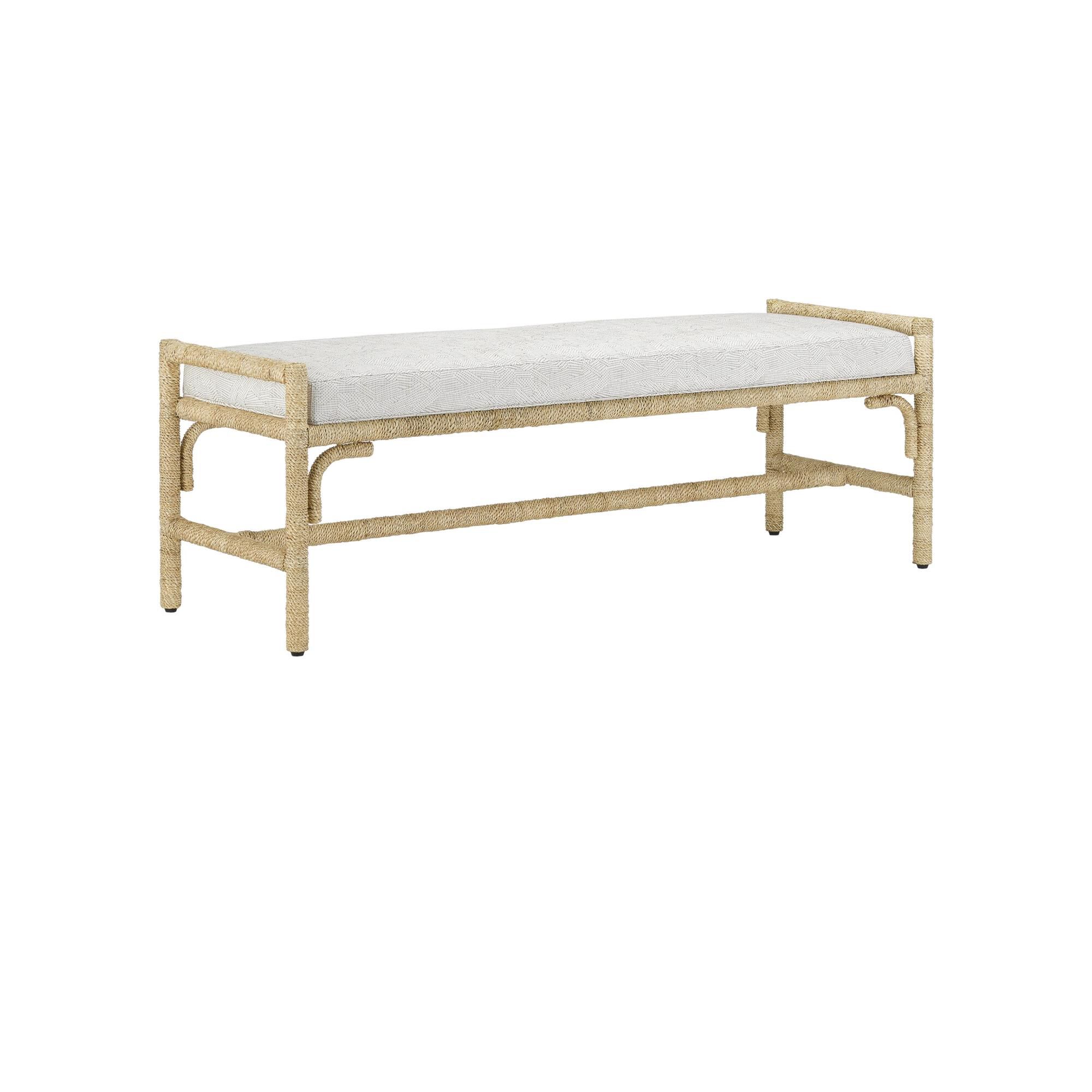 Shown in Natural with Rowann Pearl Fabric Cushion finish