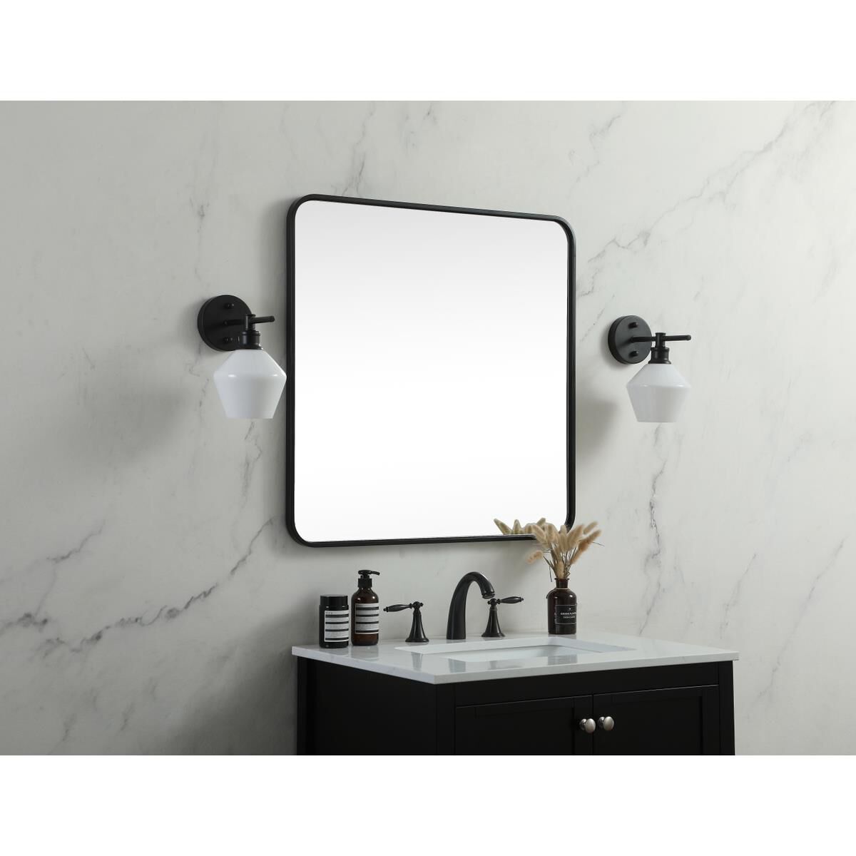 Shown in Black finish