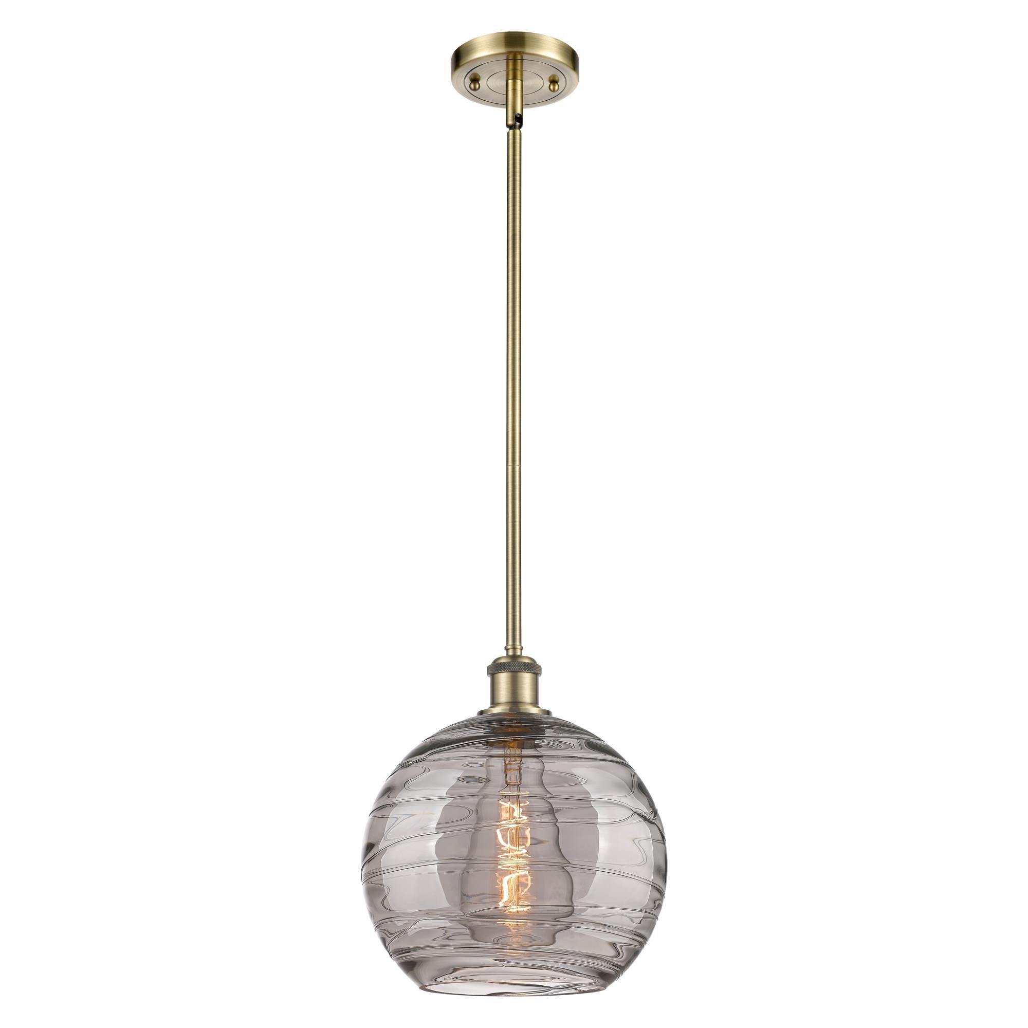 Bruno Marashlian Athens Deco Swirl 10 Inch Mini Pendant by Innovations Lighting