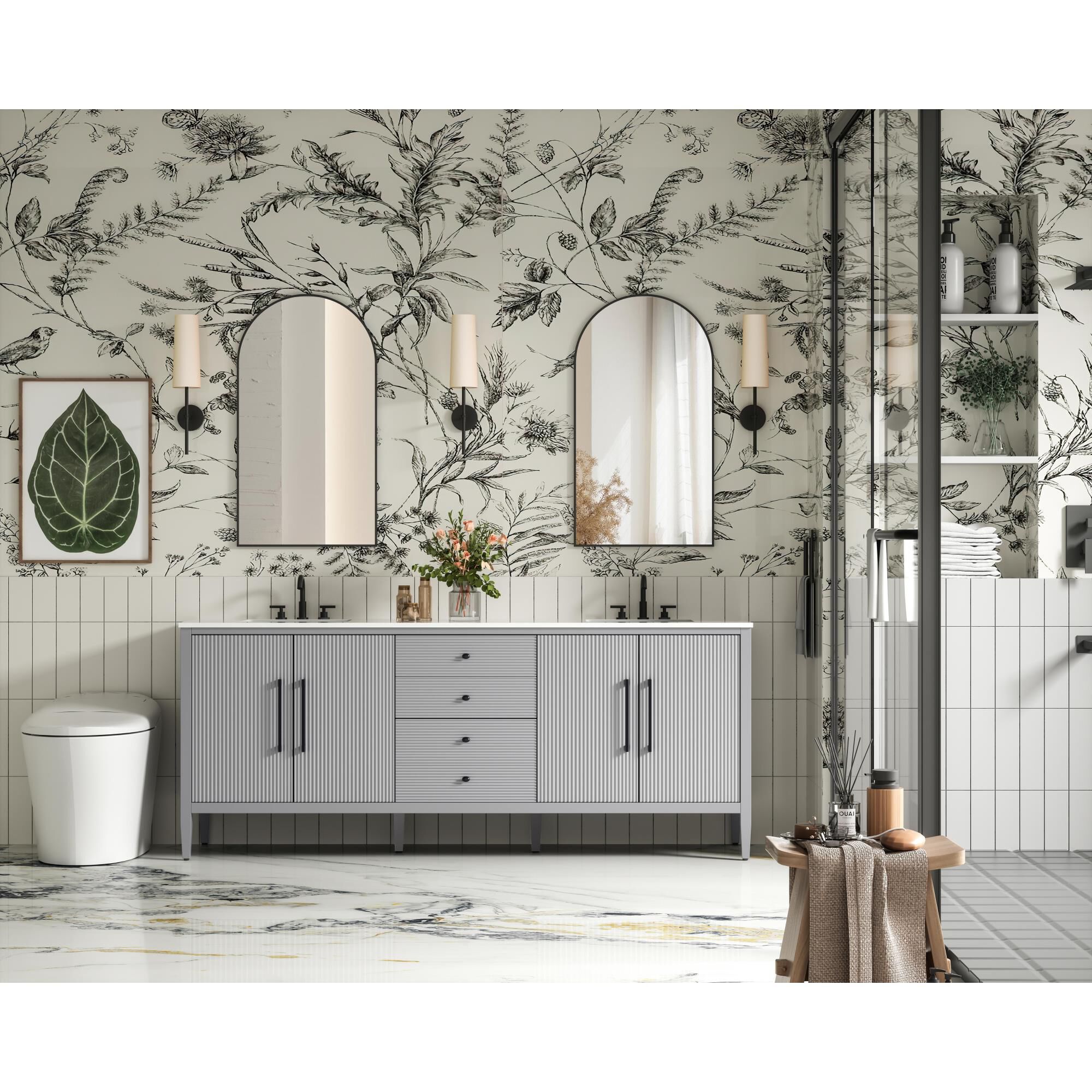 Blakely 84 Inch Bath Vanity by Elegant Dcor