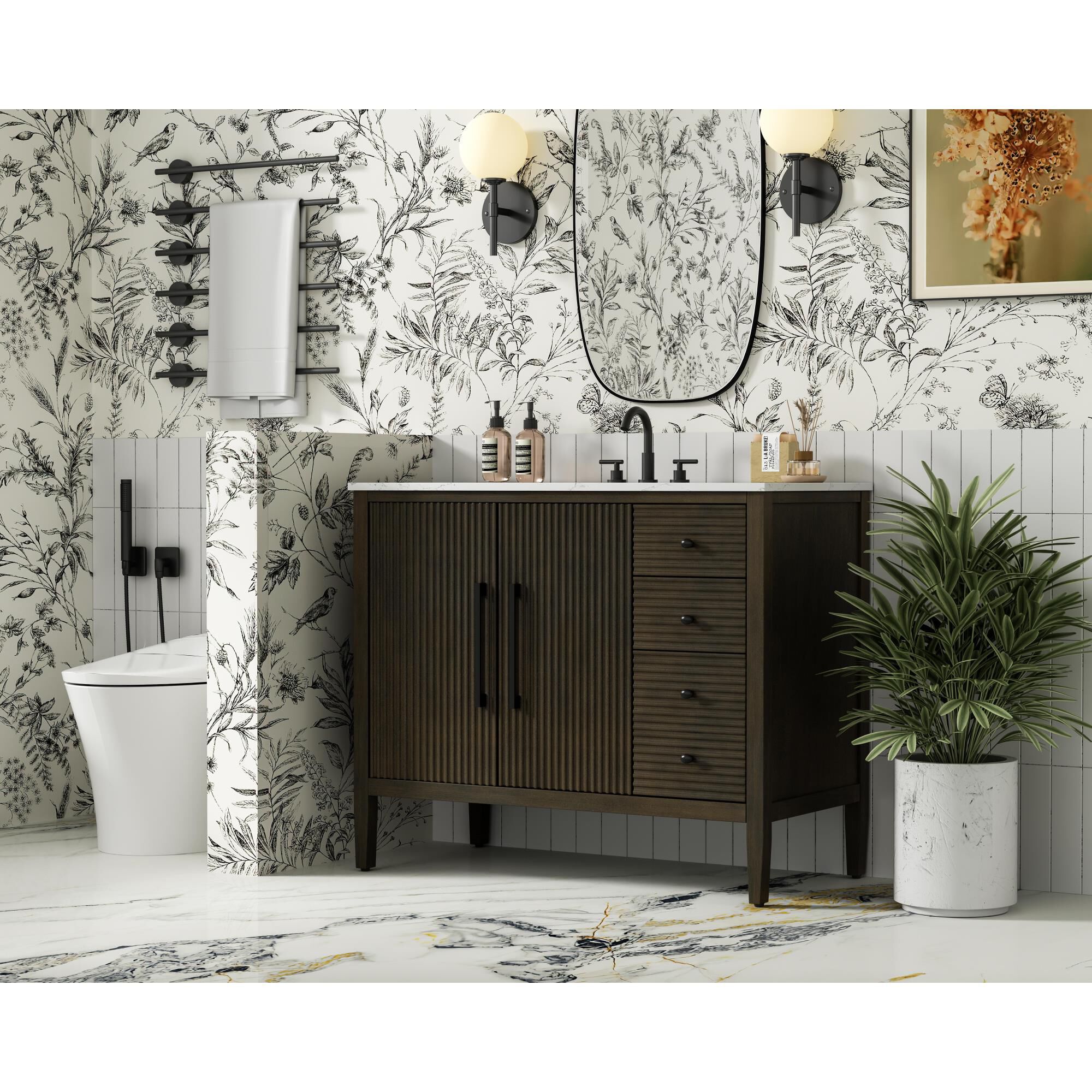 Blakely 42 Inch Bath Vanity by Elegant Dcor