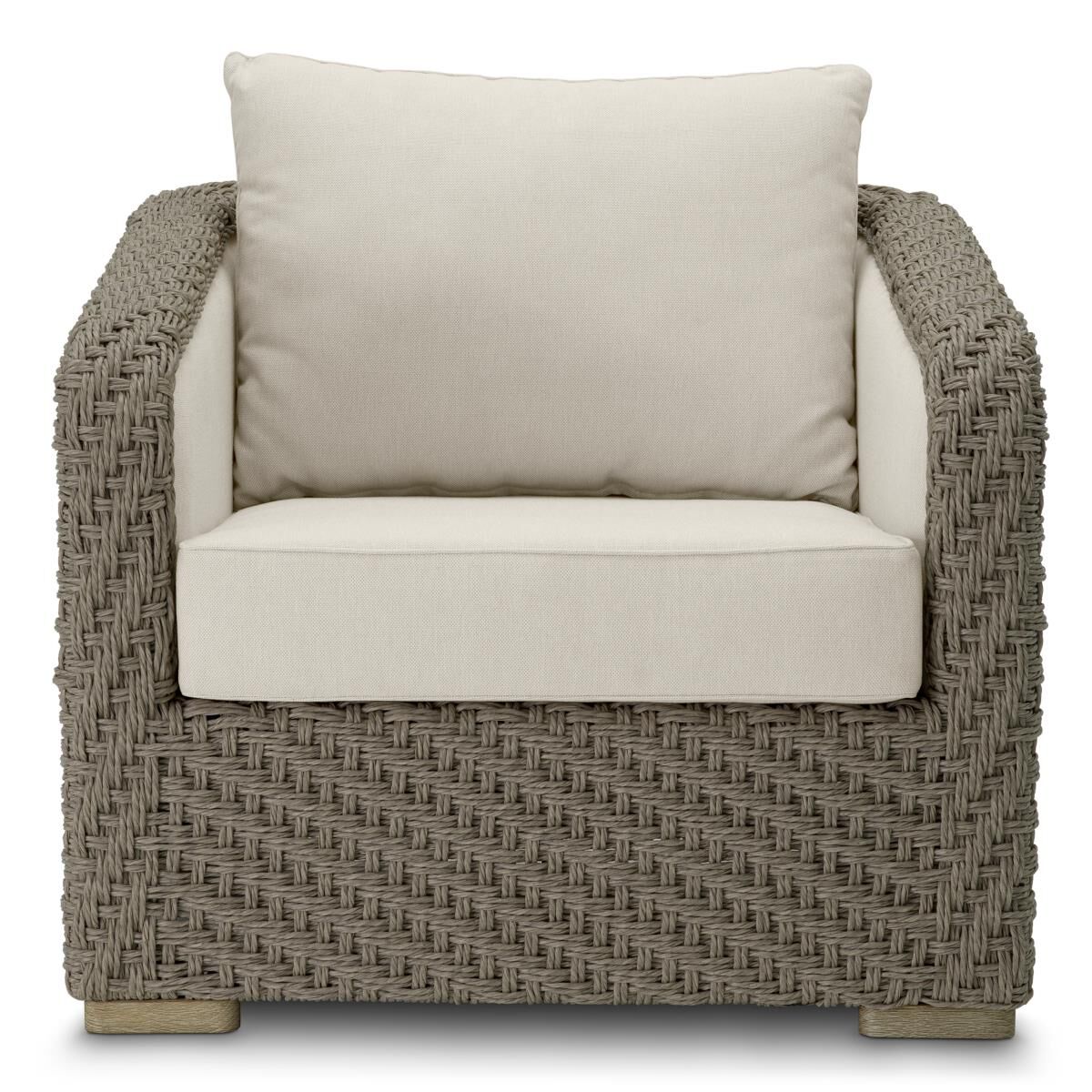 Shown in Faux Woven Rattan, Viola Sand finish