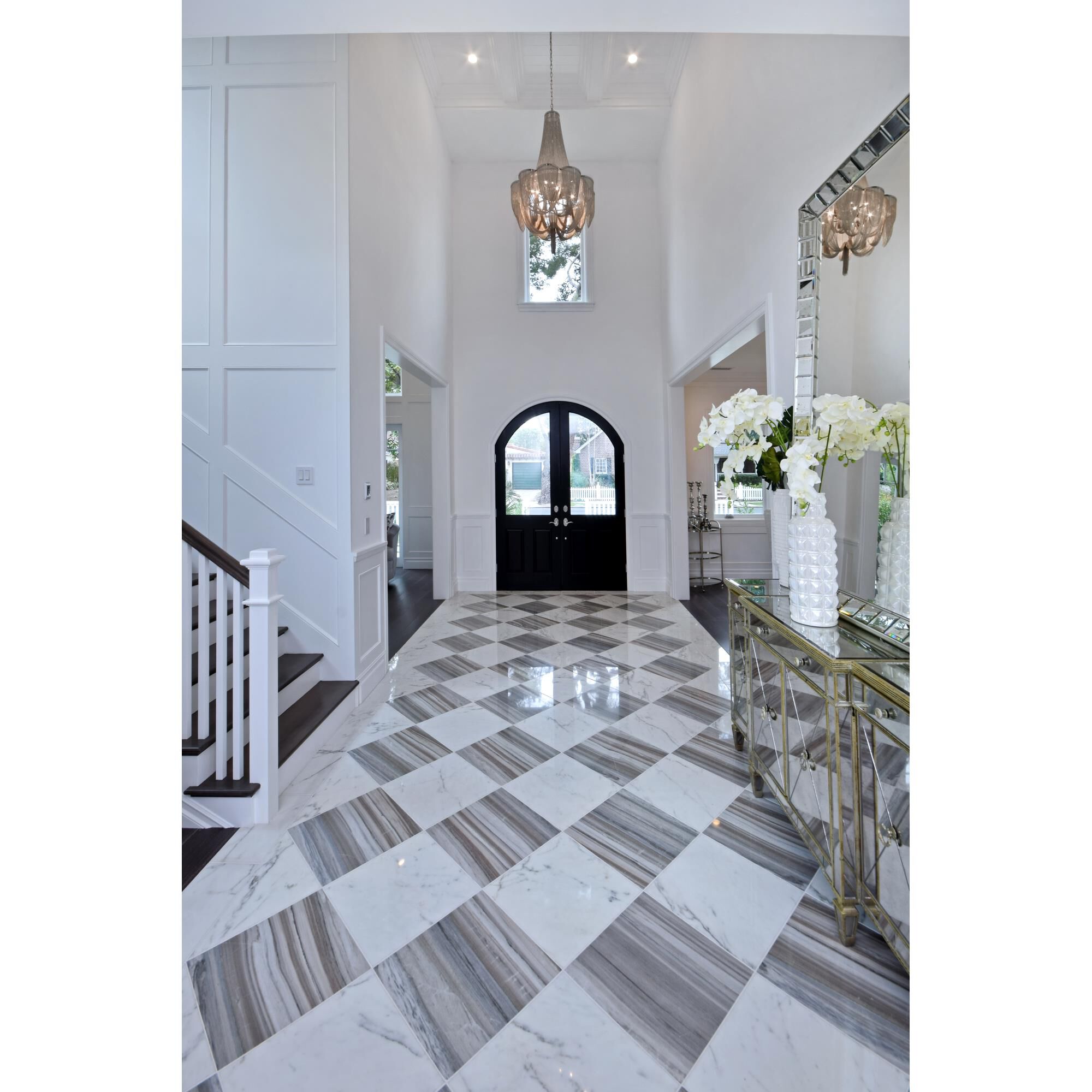 Shown in Polished Nickel finish and Metal shade