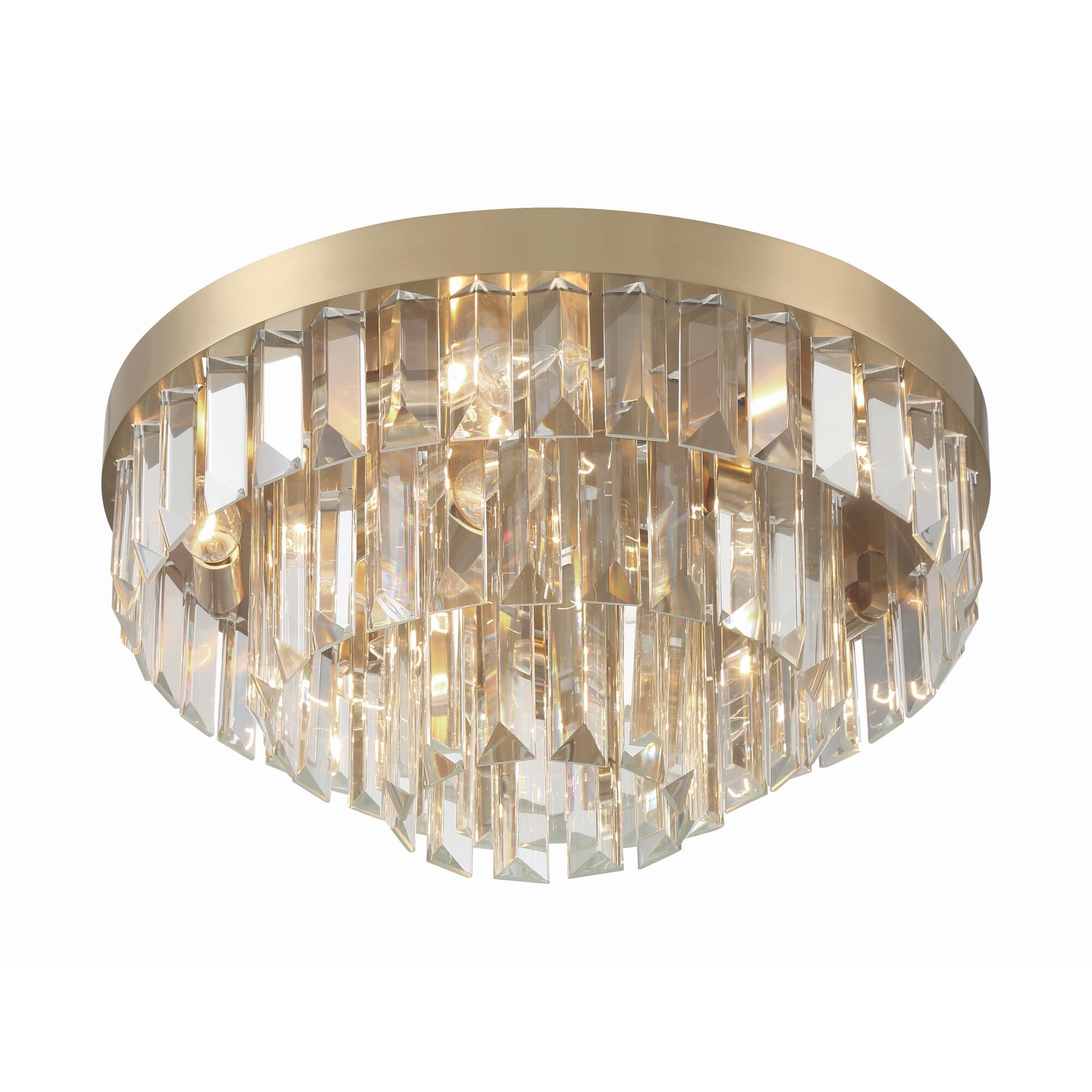 Hayes 18 Inch 8 Light Flush Mount by Crystorama