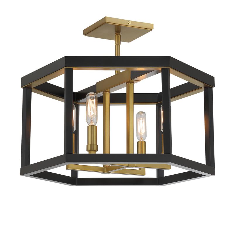 Union Estates 18 Inch Semi Flush Mount by Minka Lavery