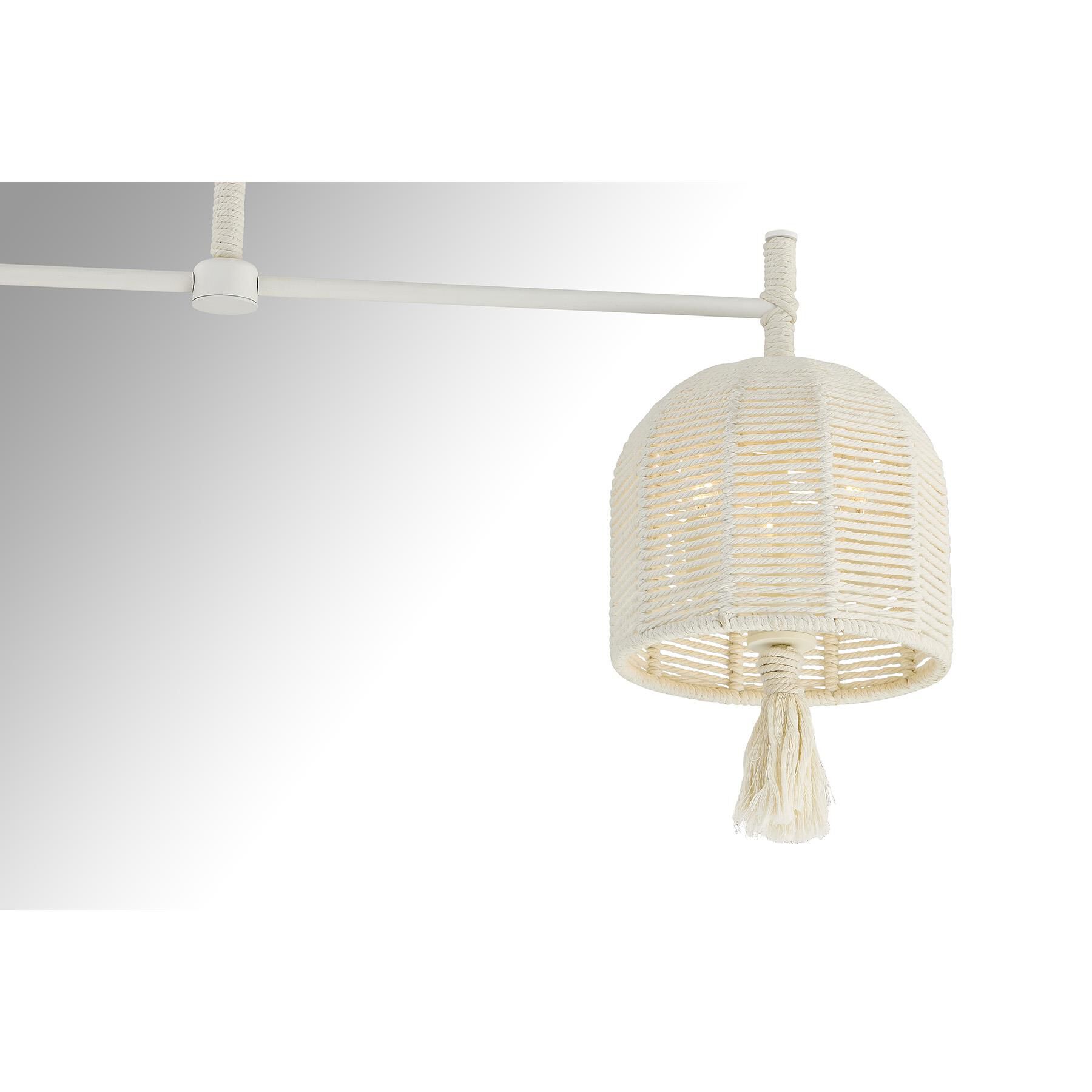 Shown in Cotton finish and White Cotton String shade