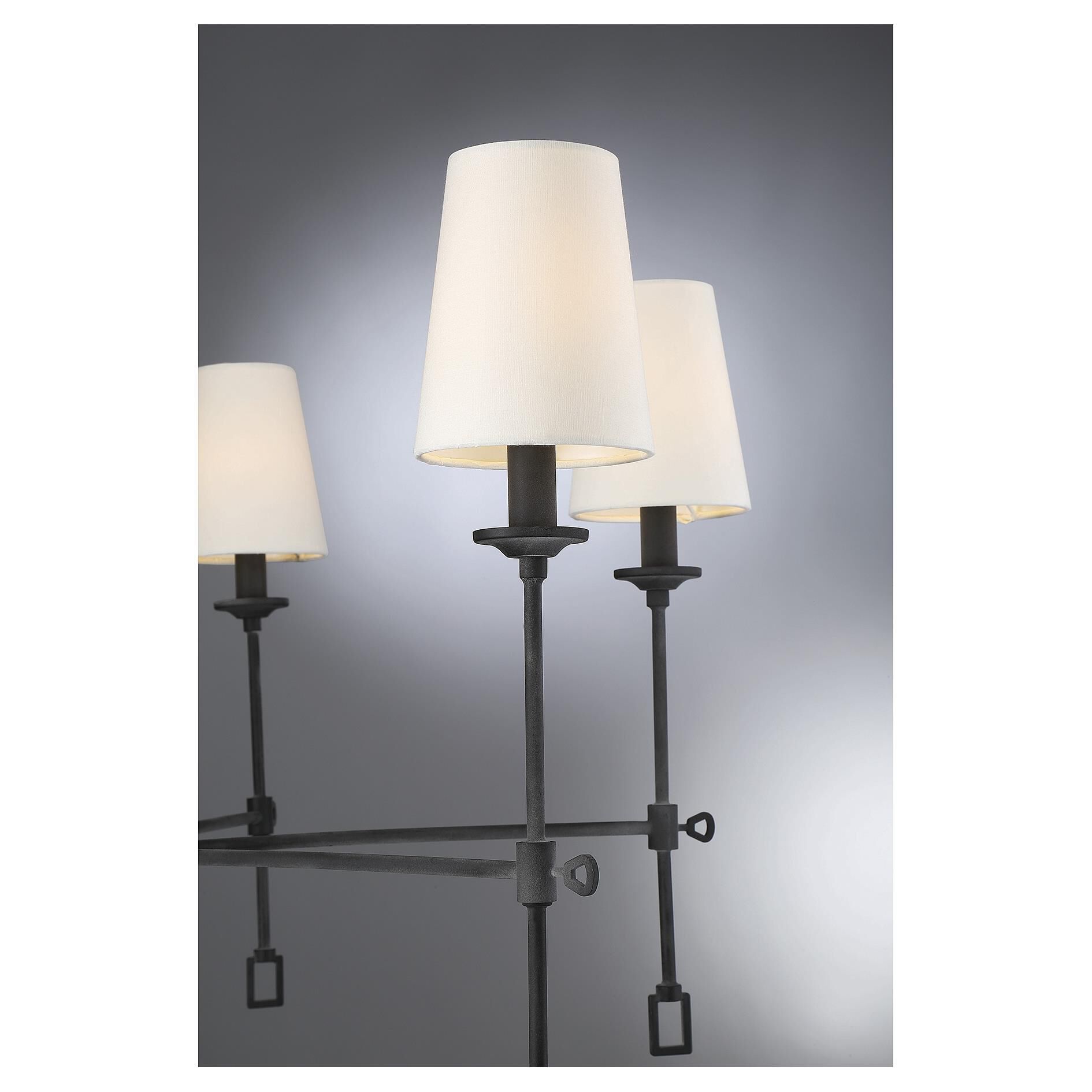 Lorainne 32 Inch 6 Light Chandelier by Savoy House