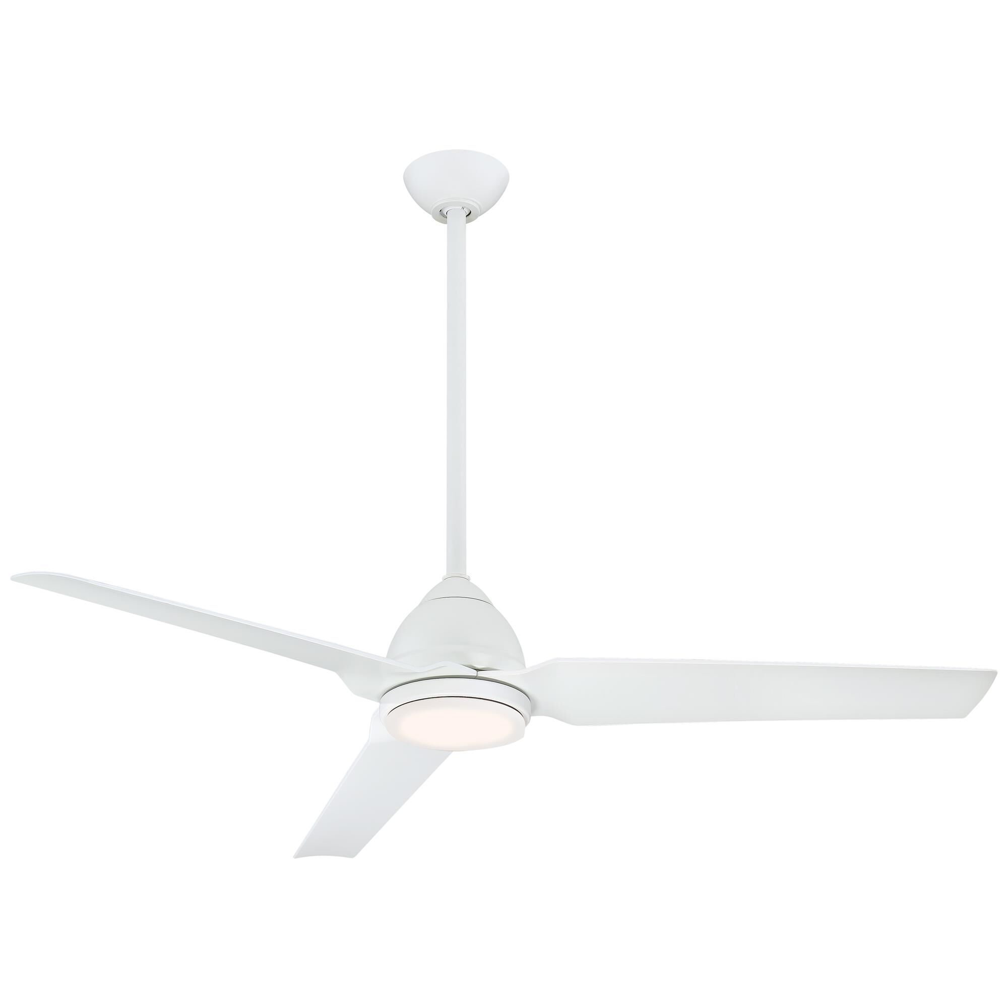 Shown in Flat White finish and Opal Frosted glass