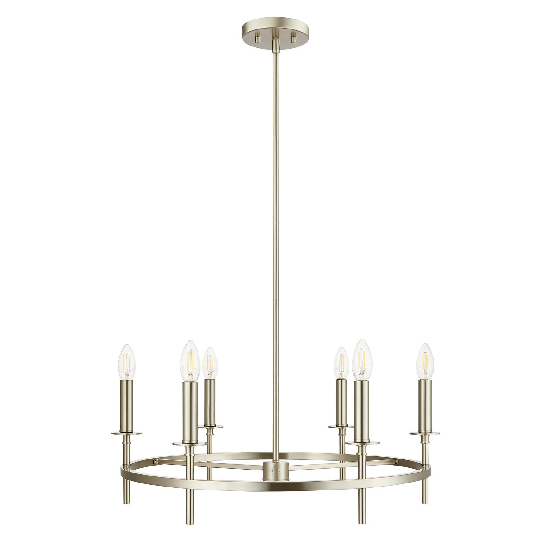 Shown in Brushed Nickel finish