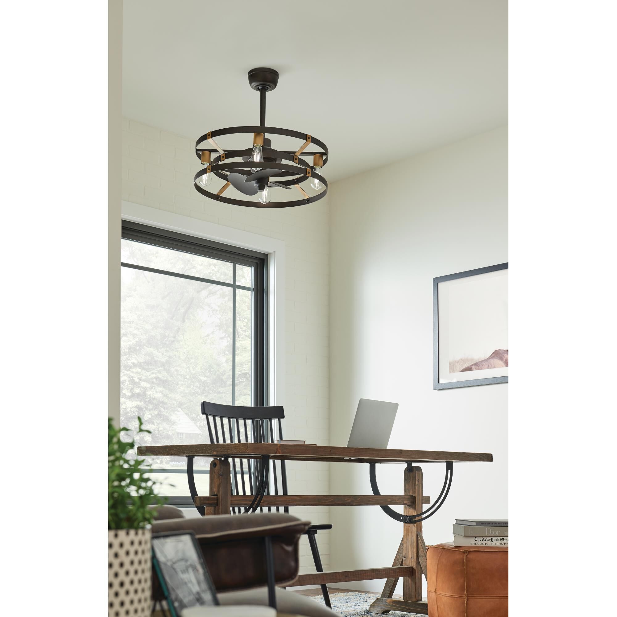 Cavelli 25 Inch Chandelier Ceiling Fan by Kichler Lighting