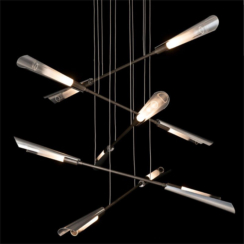 Flight 40 Inch Multi Light Pendant by Hubbardton Forge