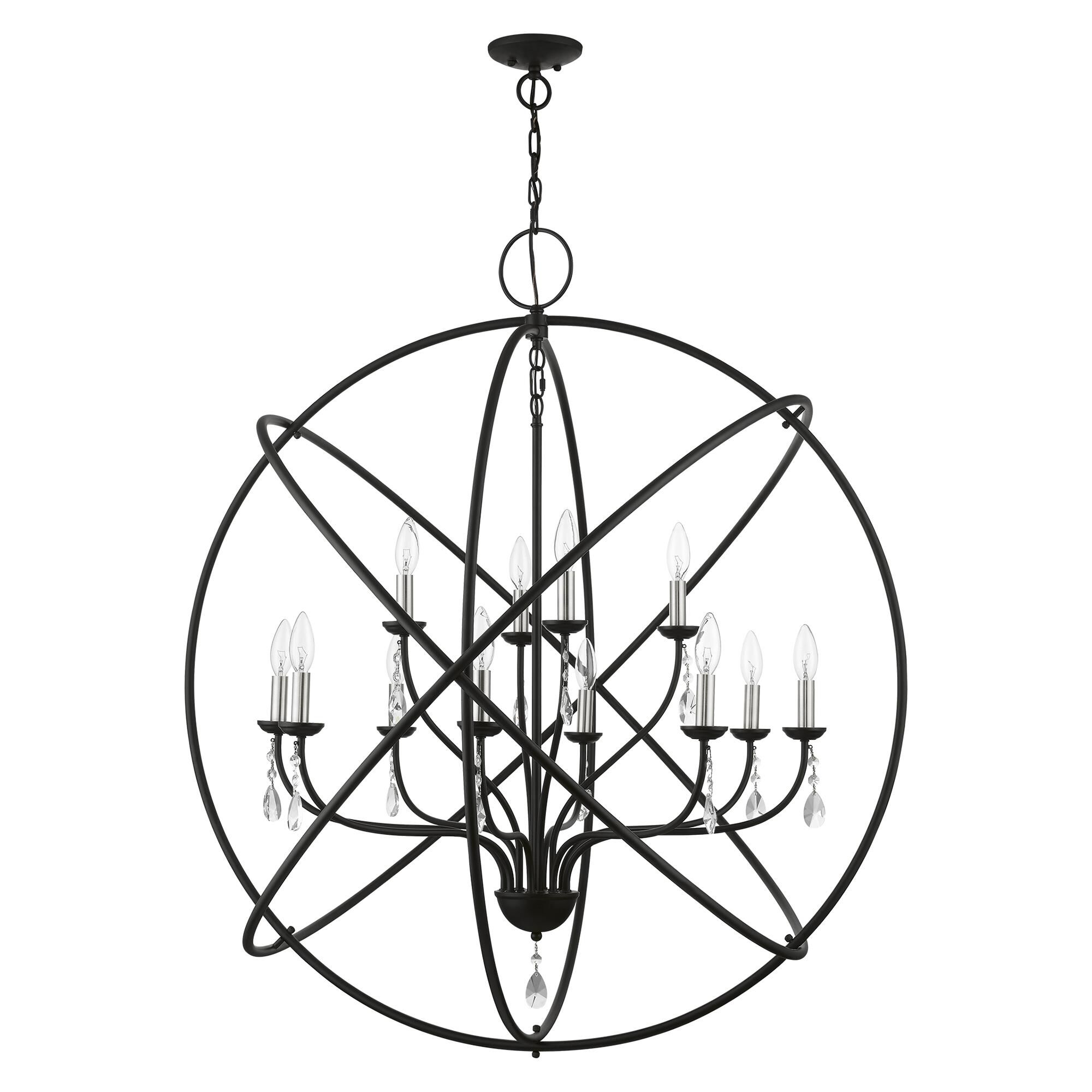 Aria 12 Inch Cage Pendant by Livex Lighting