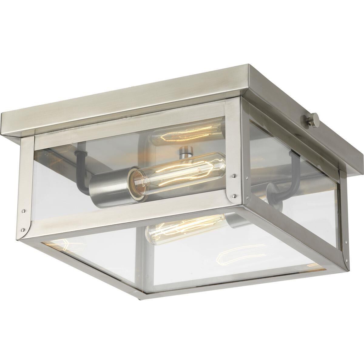 Union Square 12 Inch 2 Light Outdoor Flush Mount by Progress Lighting